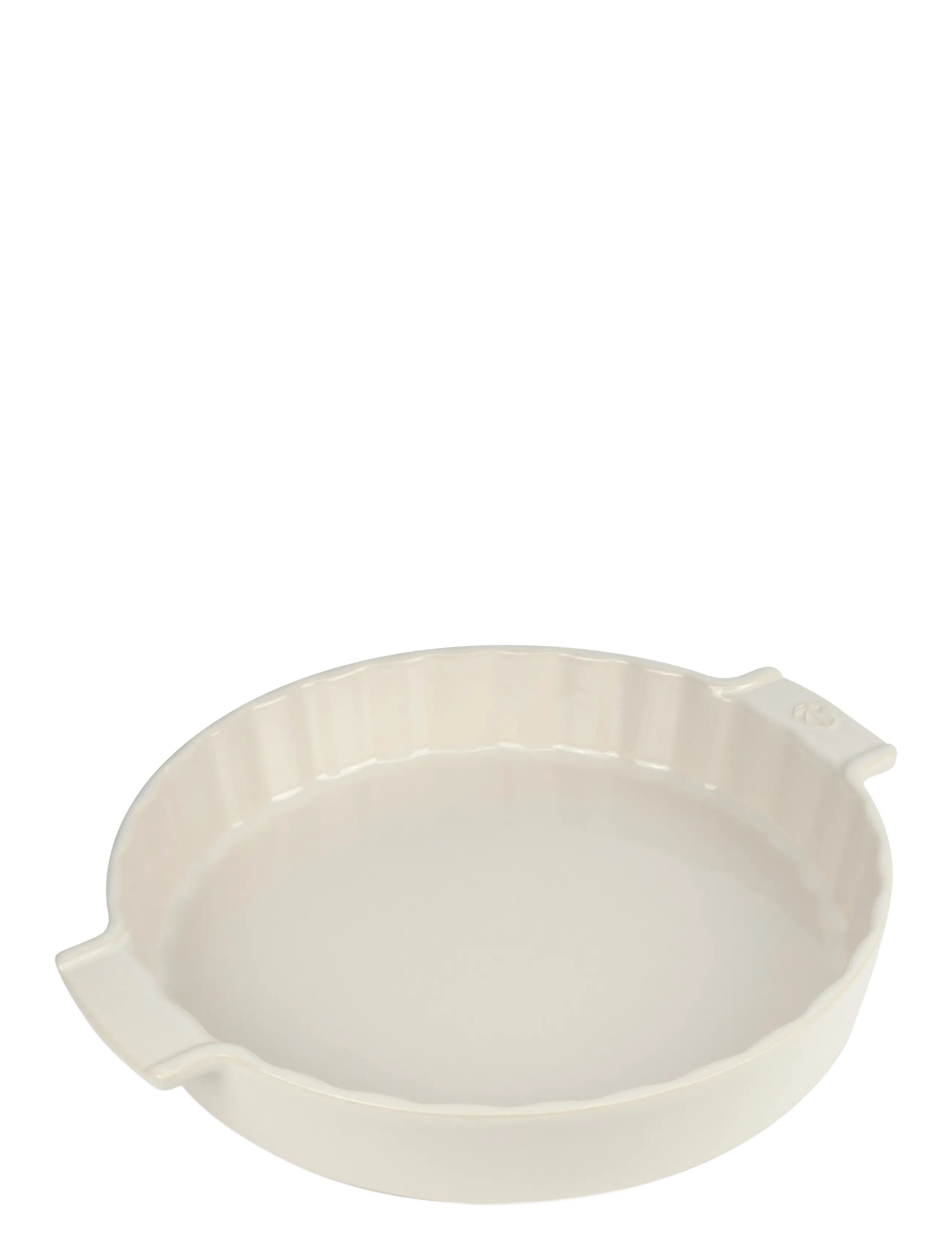 Peugeot Appolia keramisk tærtefad cremehvid 28 cm - Bageredskaber - ECRU / cream
