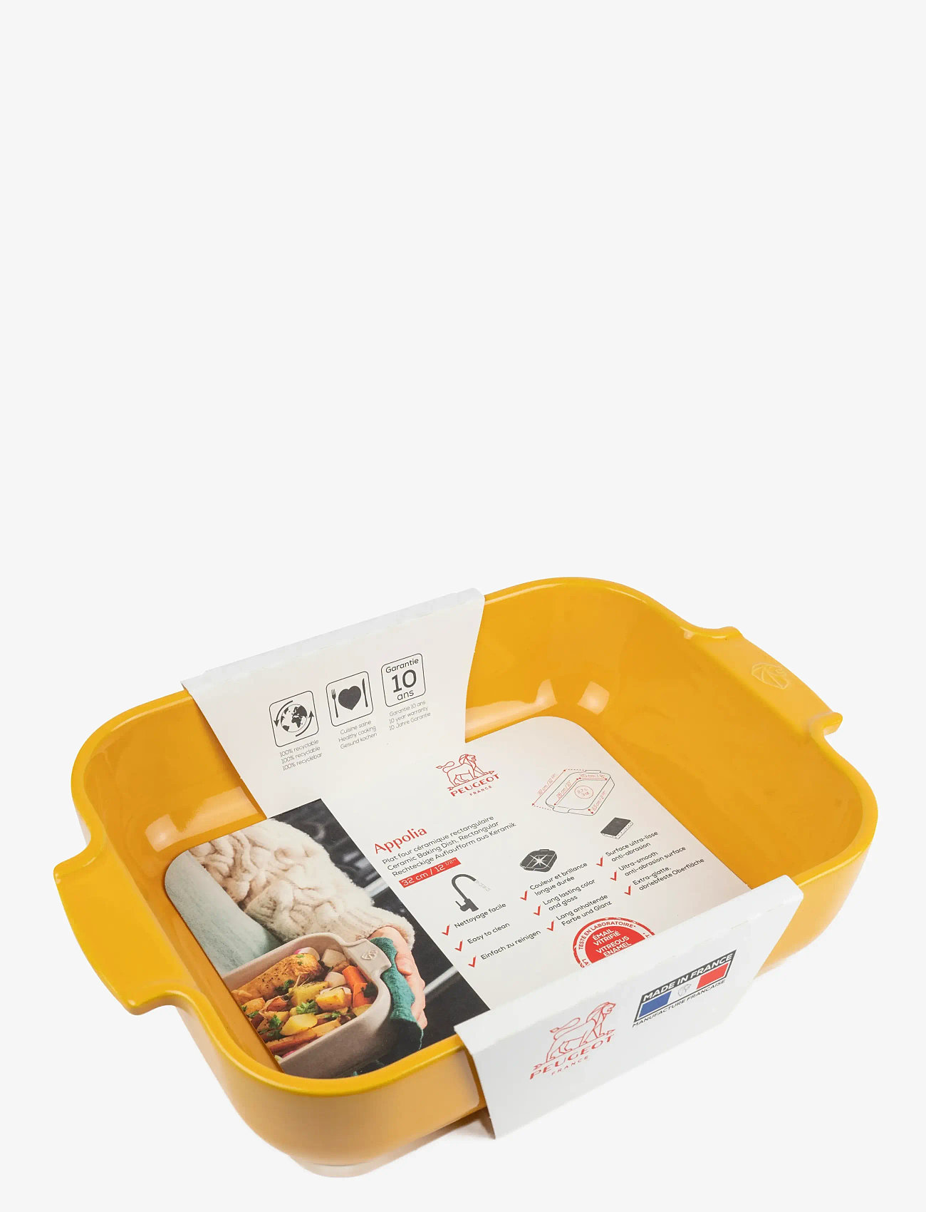 Peugeot - Appolia Rektangulært ovnfad 32 cm safrangul - ahjuvormid - saffron yellow - 1