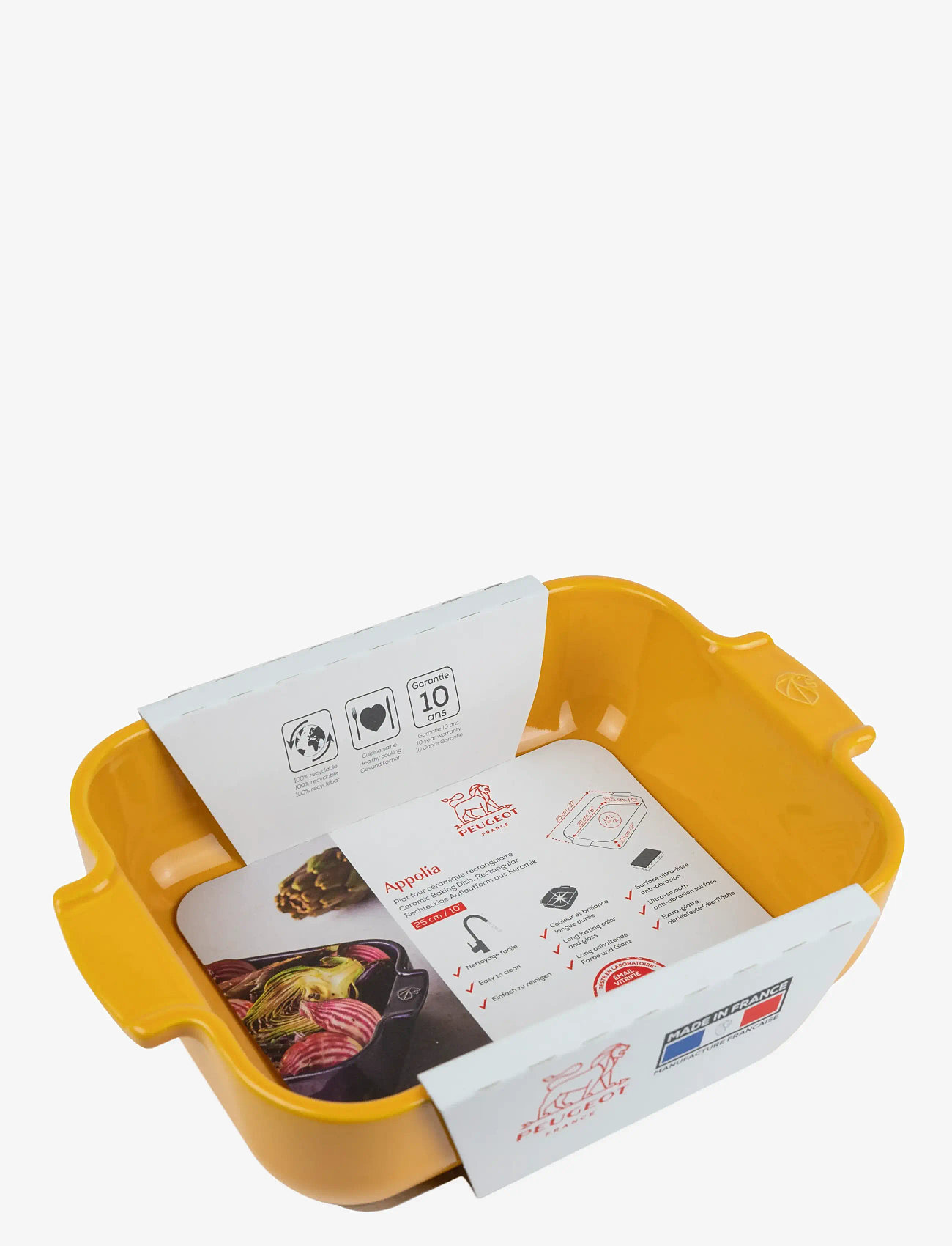 Peugeot - Appolia Rektangulært ovnfad 25 cm safrangul - ovenvormen - saffron yellow - 1