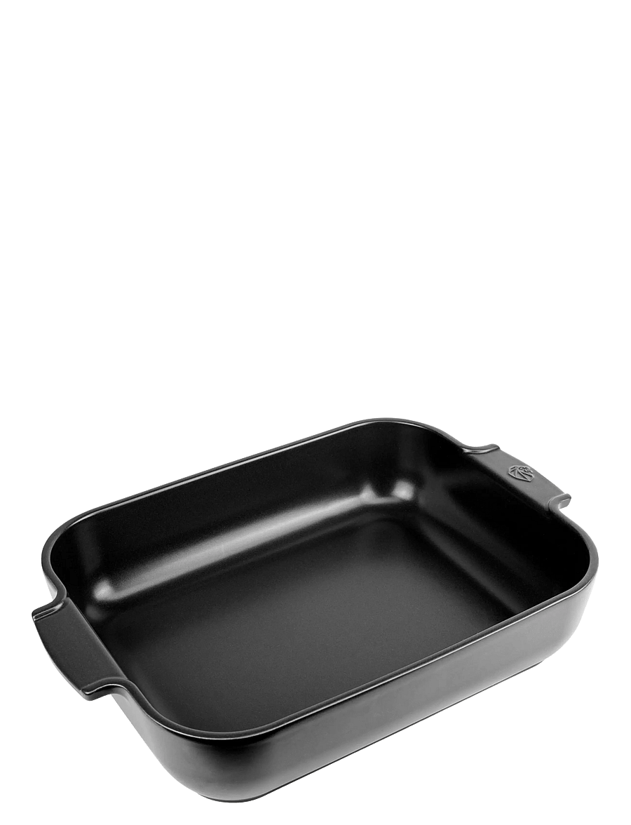 Peugeot - Appolia rektangulært ovnfad 40cm sort satin - valentinstaggeschenke - satin black - 0