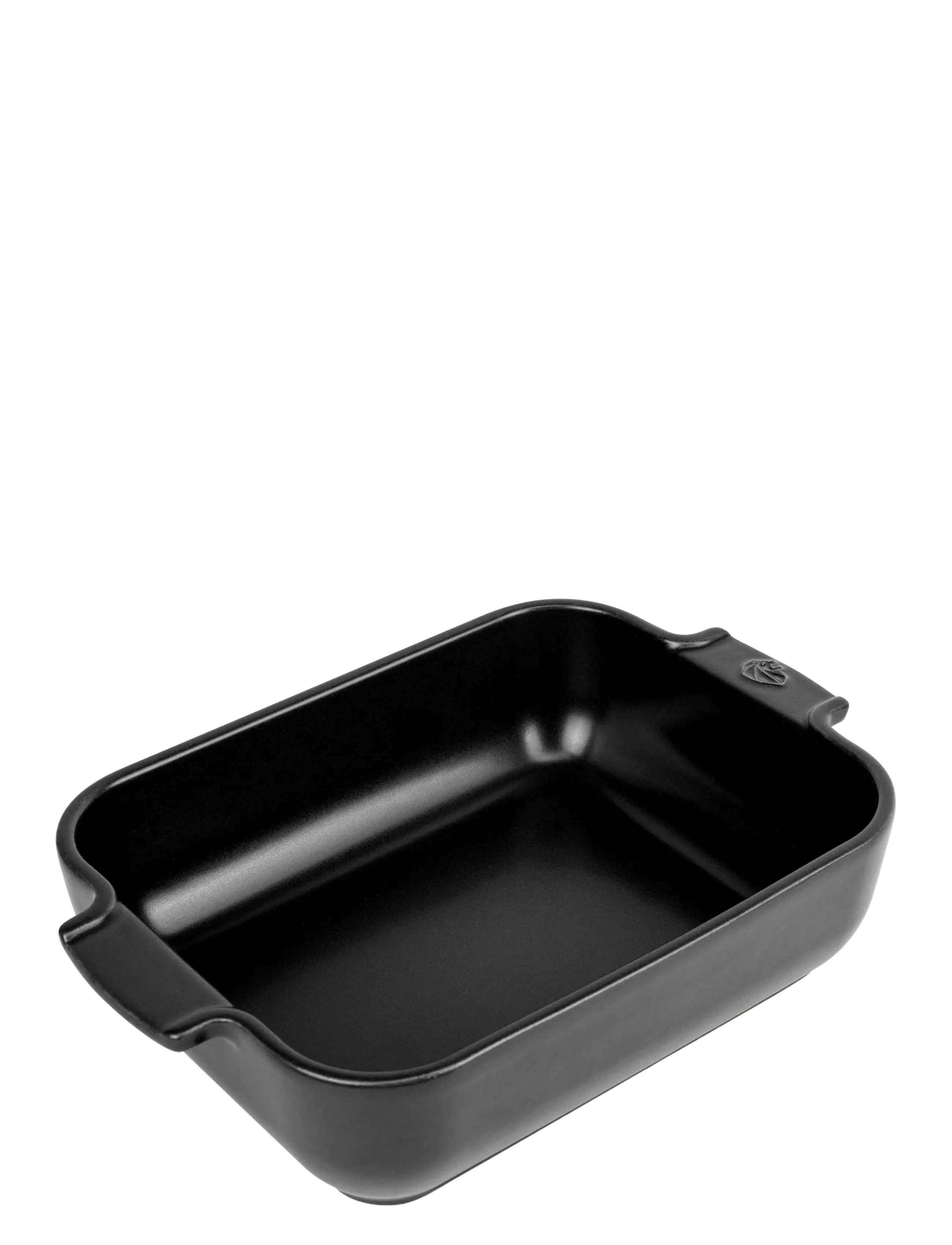 Peugeot Appolia Rectangular Oven Dish 25 cm Satin Black - Ugnsformar - SATIN BLACK / black