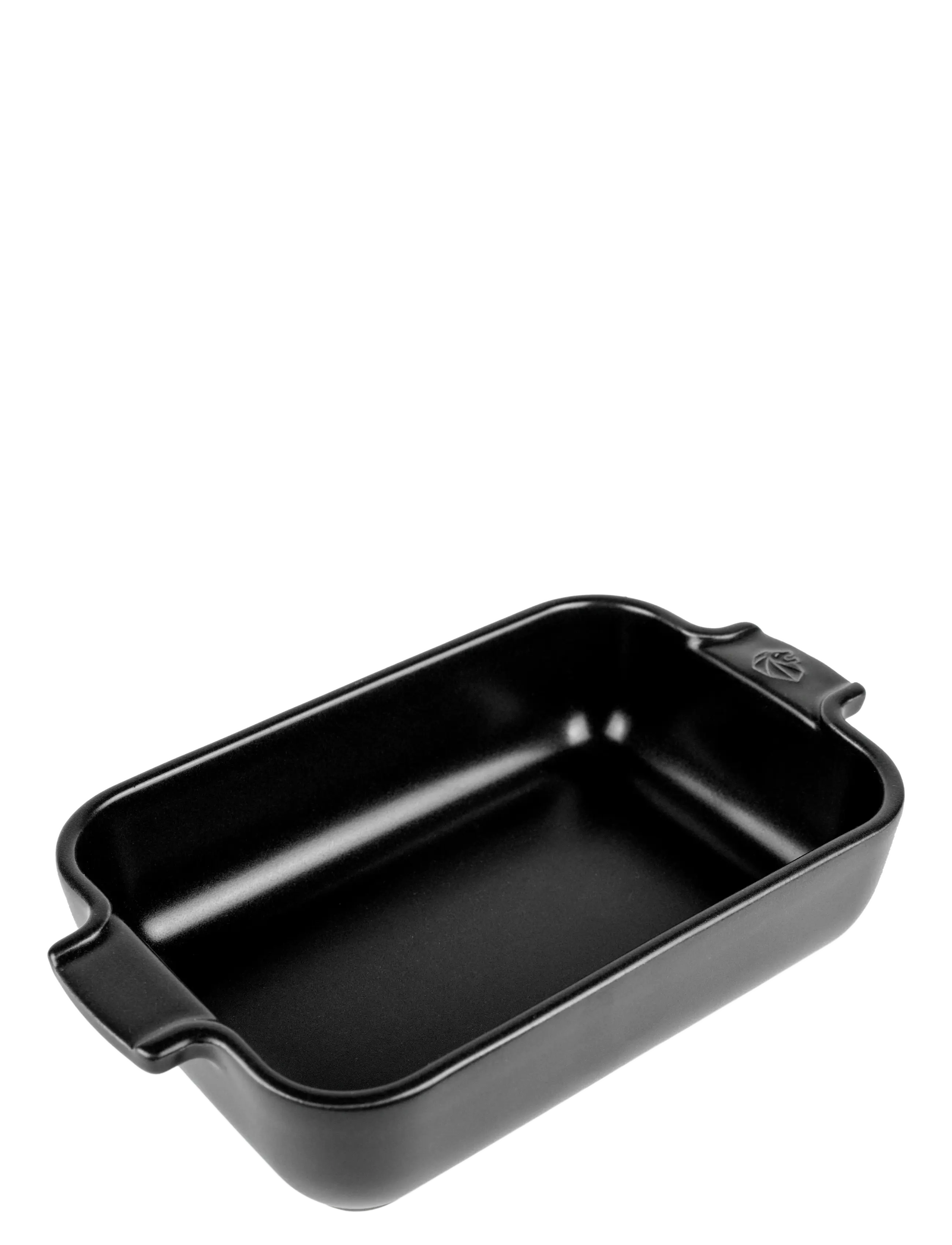 Peugeot Appolia ovnfad rektangulært 22 cm sort satin - Peugeot - SATIN BLACK / black