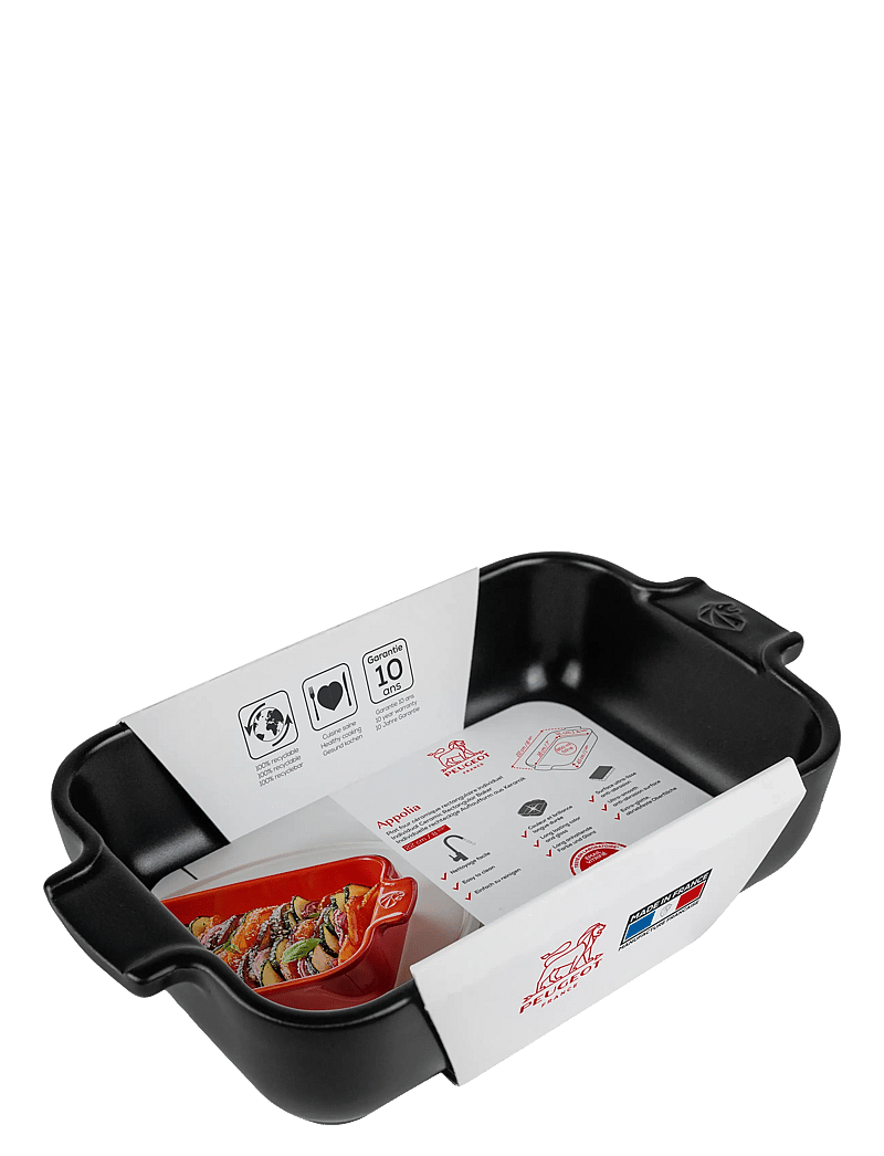 Peugeot - Appolia Rectangular Oven Dish - nach preis einkaufen - satin black - 1
