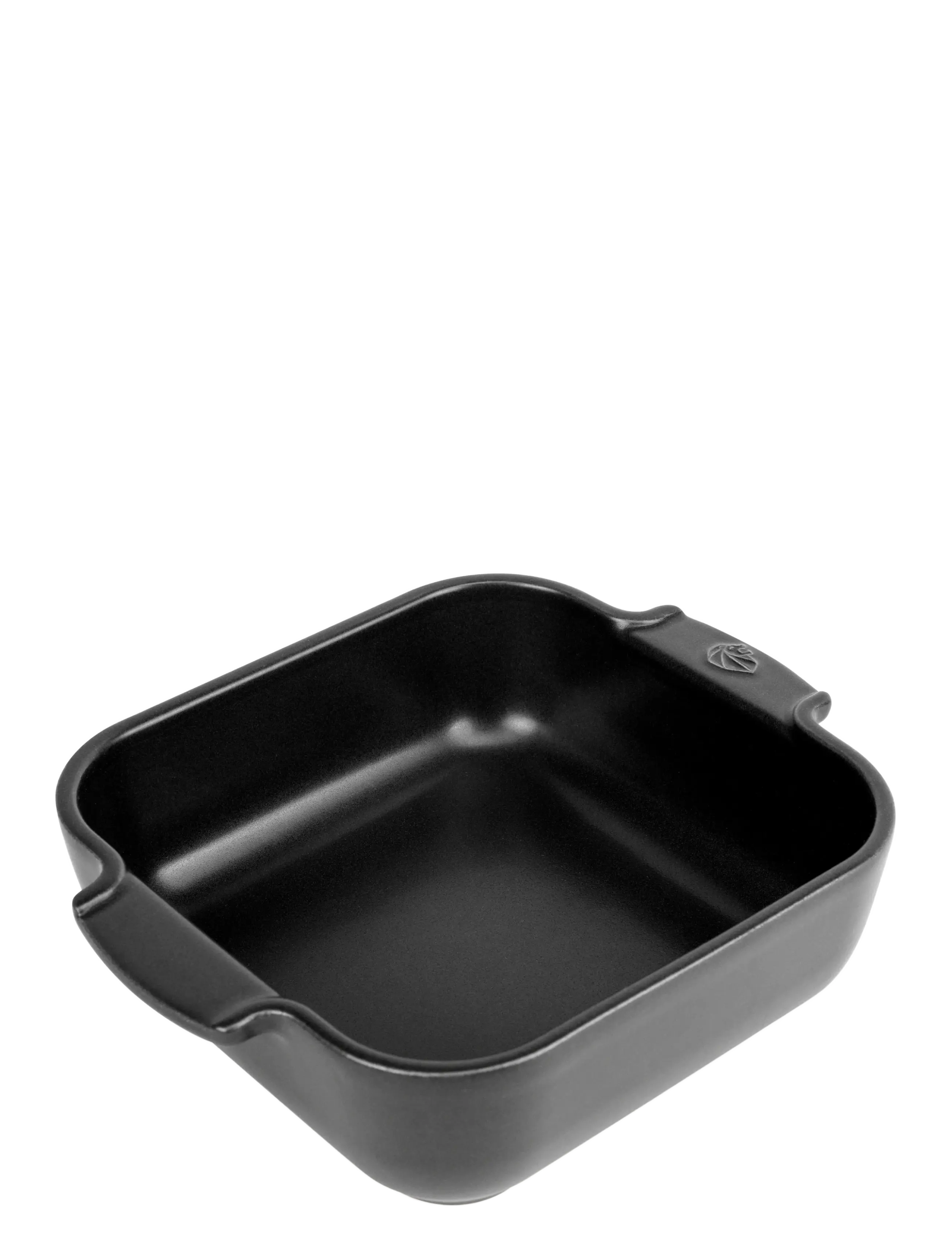 Peugeot Appolia Firkantet Ovnfad 21 Cm Satin Sort, cm, Kitchen, Schwarz - Oven Molds, Homeware