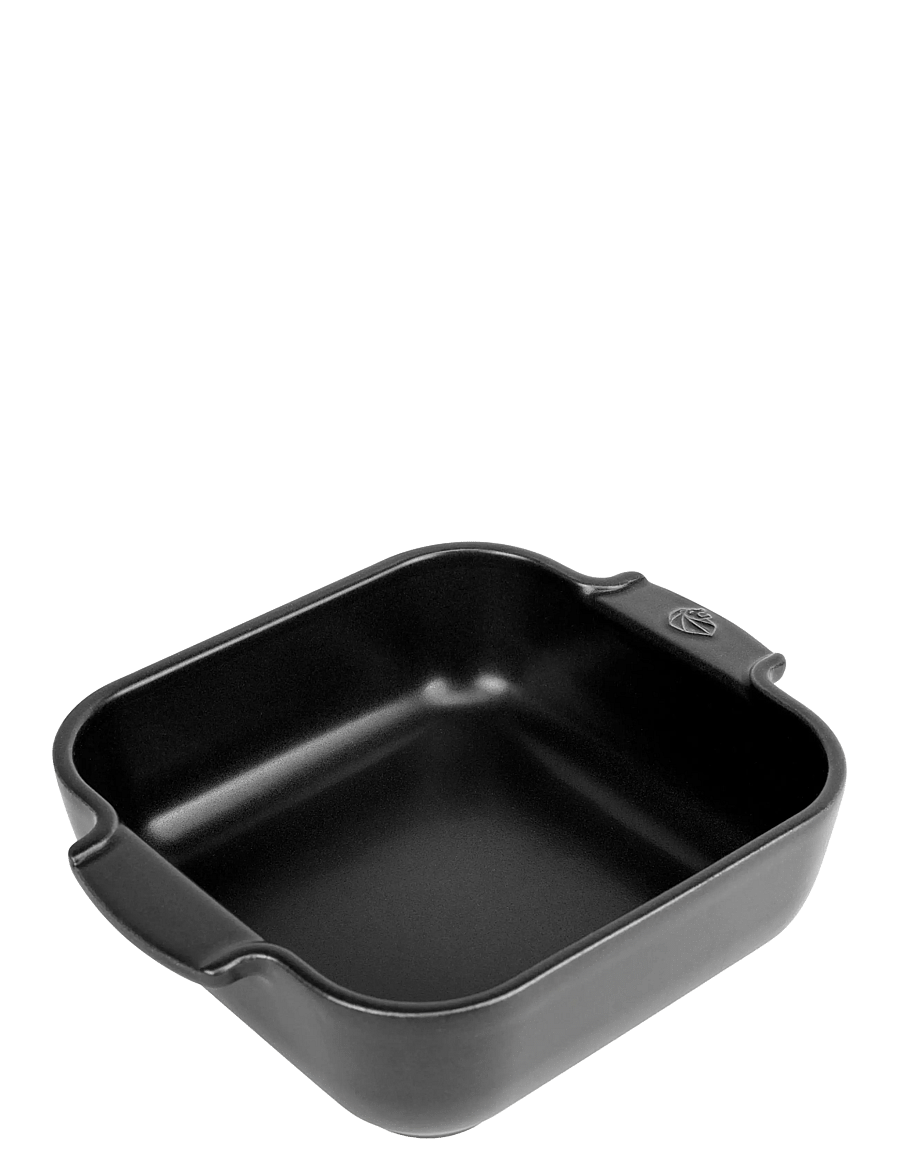 Peugeot - Appolia Firkantet ovnfad 21 cm satin sort - ofenformen - satin black - 0