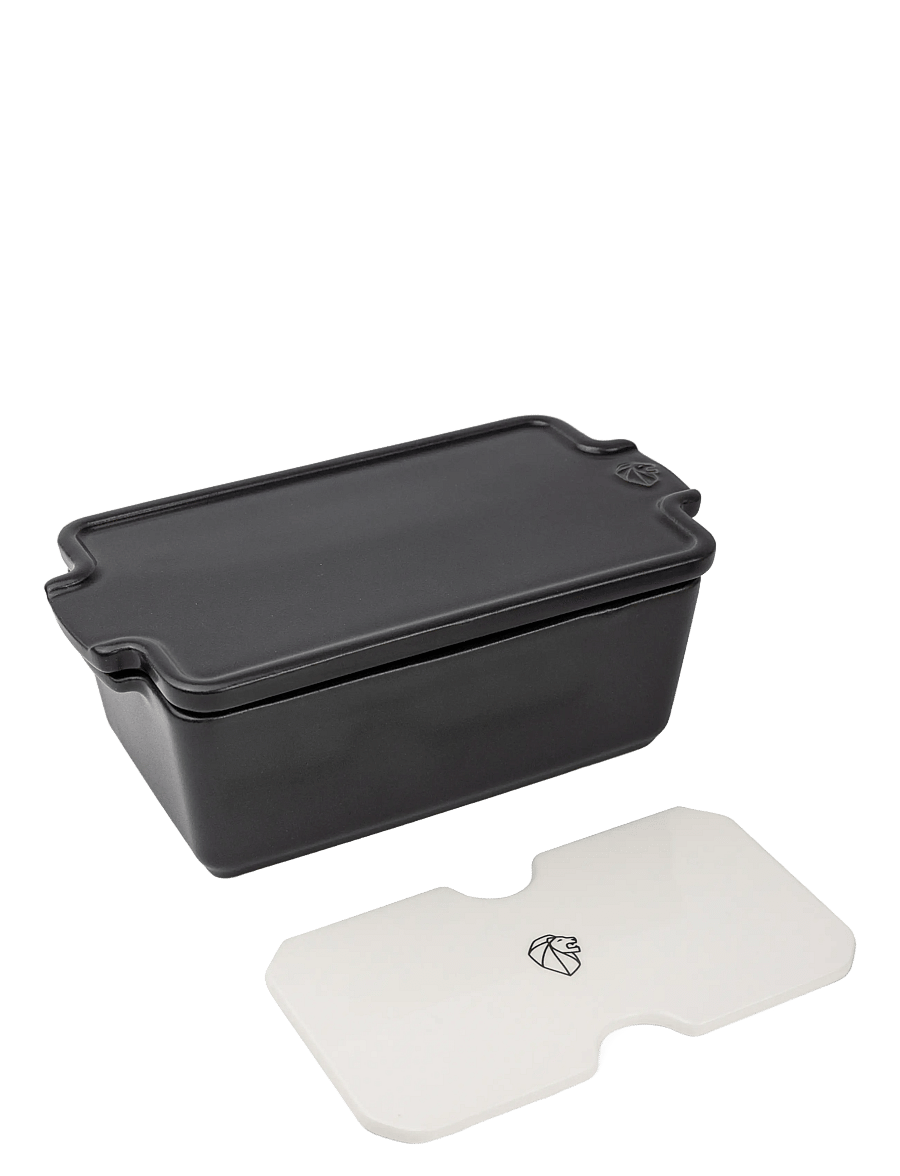 Peugeot - Appolia Terrine med låg & presse, mat sort - ofenformen - slate - 1