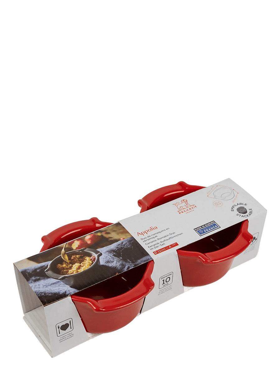 Peugeot - Appolia Duo Ramekin 11 cm Rød - pajad - red - 1