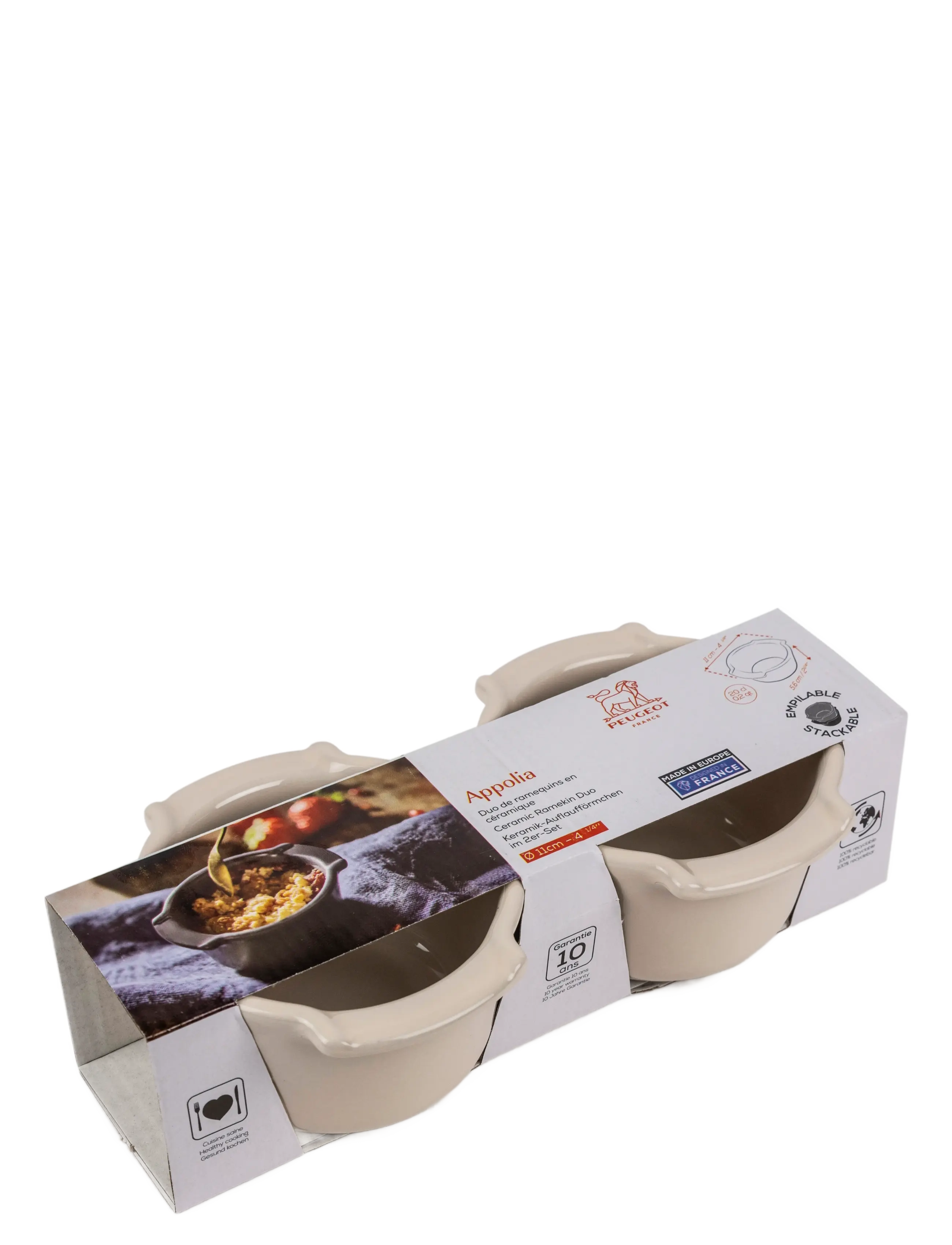 Peugeot - Appolia Duo Ramekin 11cm Cremehvid - troškinių indai - ecru - 1