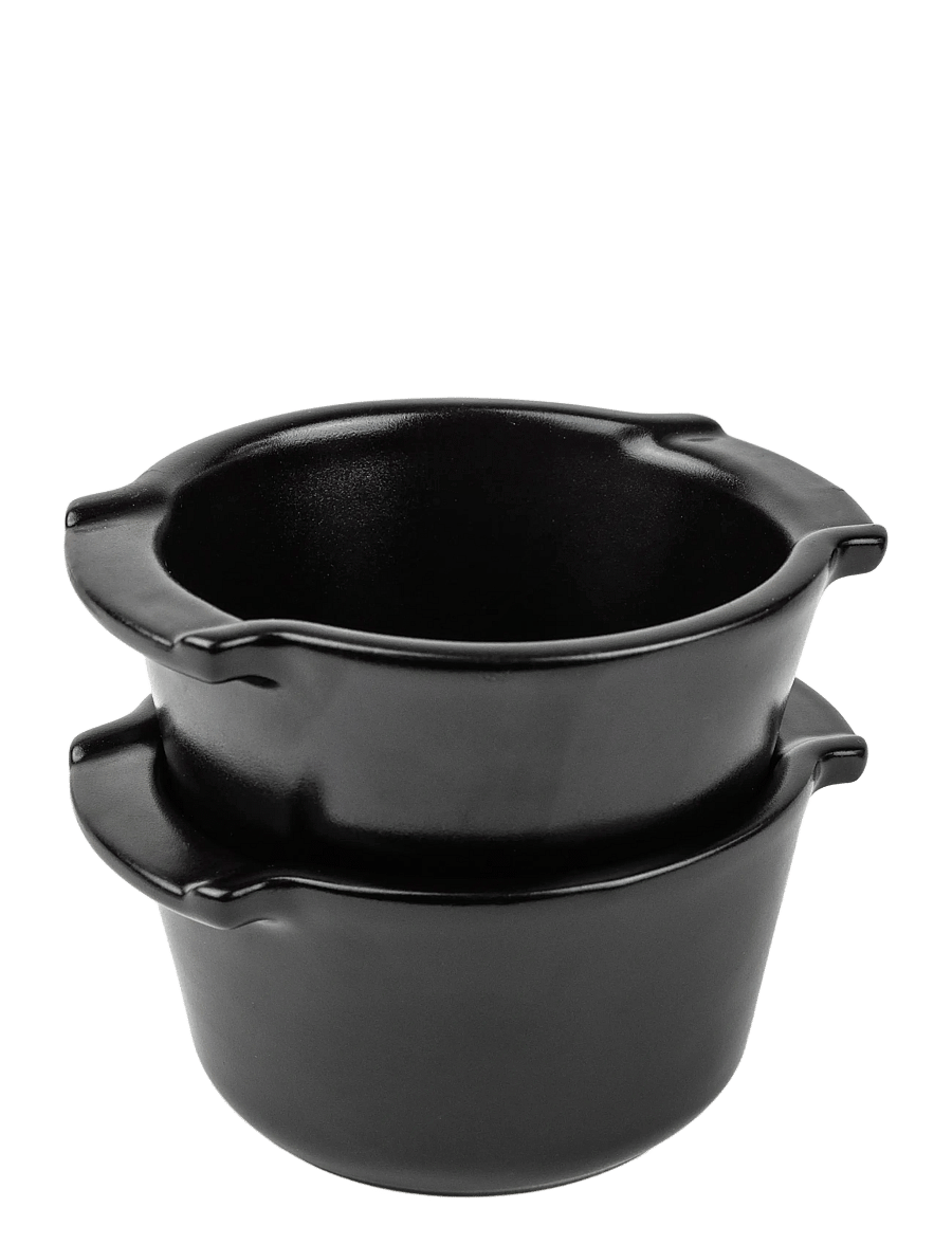 Peugeot - Appolia Duo Ramekin 11cm Sort Satin - troškinių indai - satin black - 0