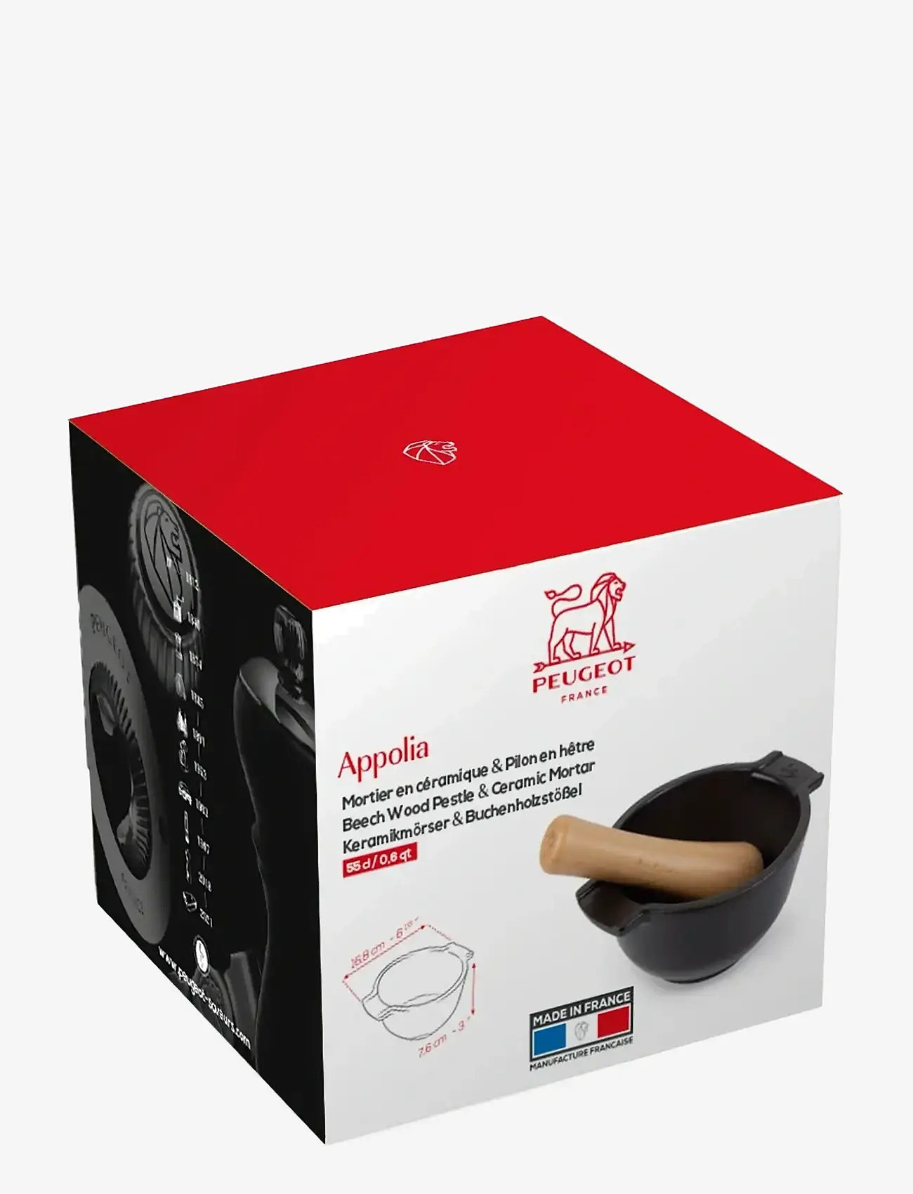 Peugeot - Appolia Morter Mat sort - uhmrid ja uhmrinuiad - slate - 1