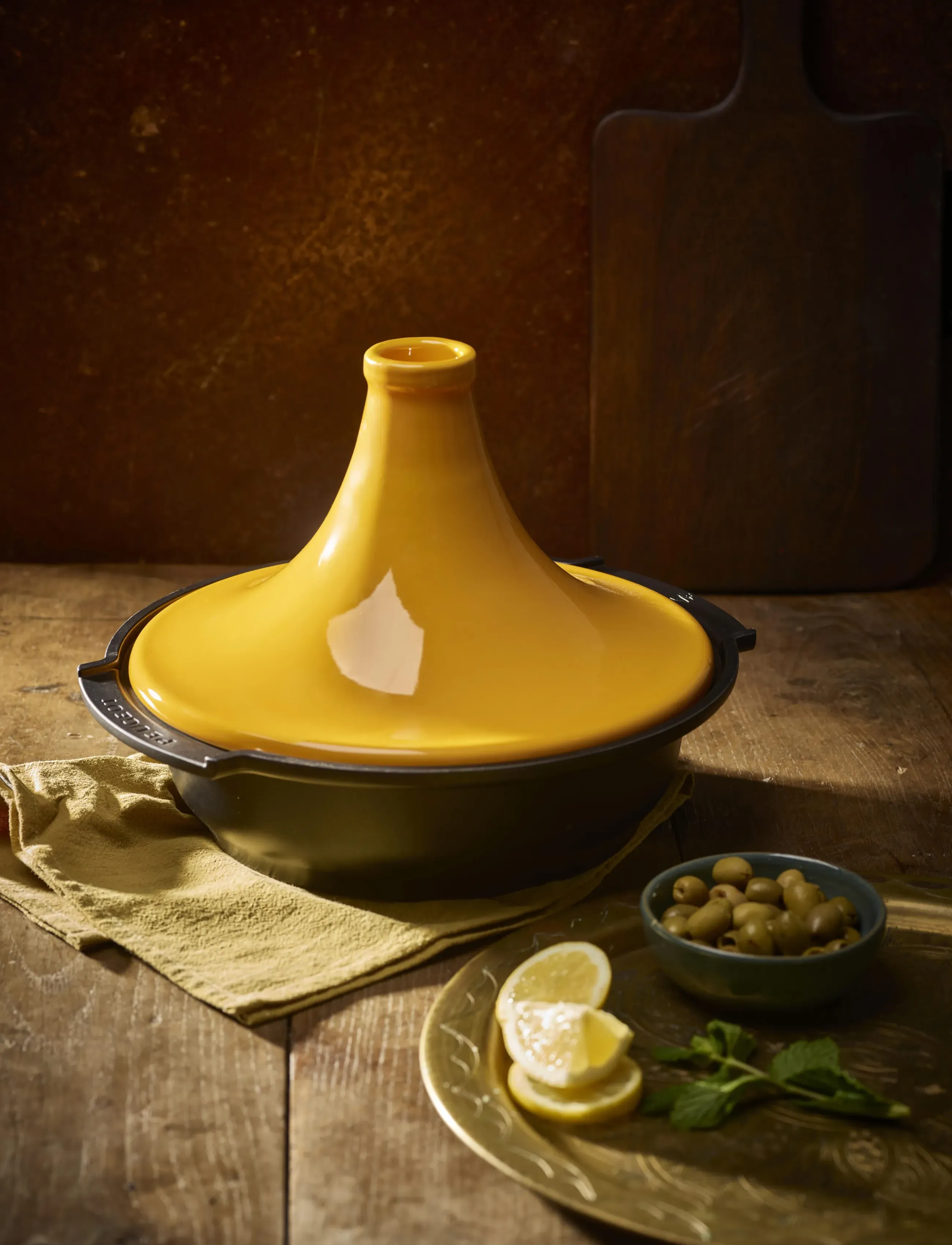 Peugeot Tajine Gul 30 Cm., cm, Pots & Pans, Gelb - Casserole Dishes, Homeware