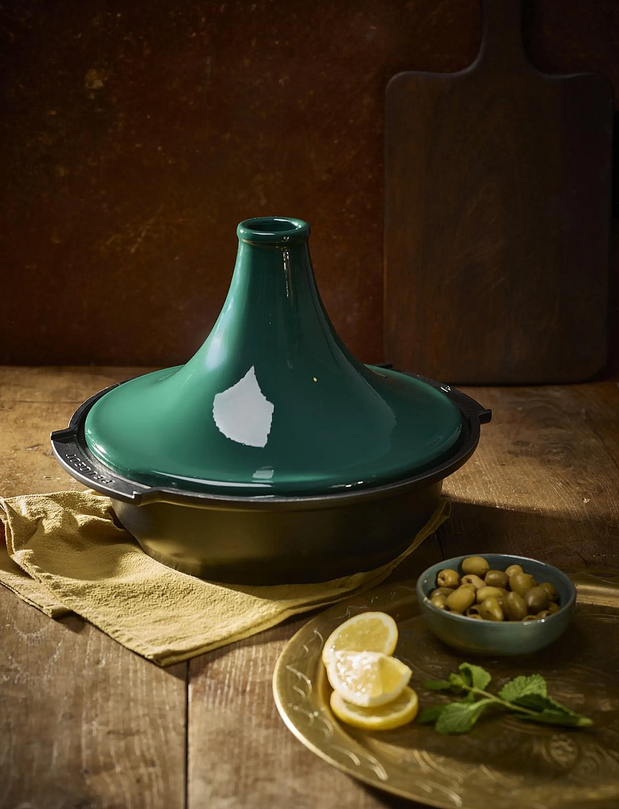 Peugeot - Tajine grøn 30 cm. - kiti virtuvės reikmenys - forest green - 0