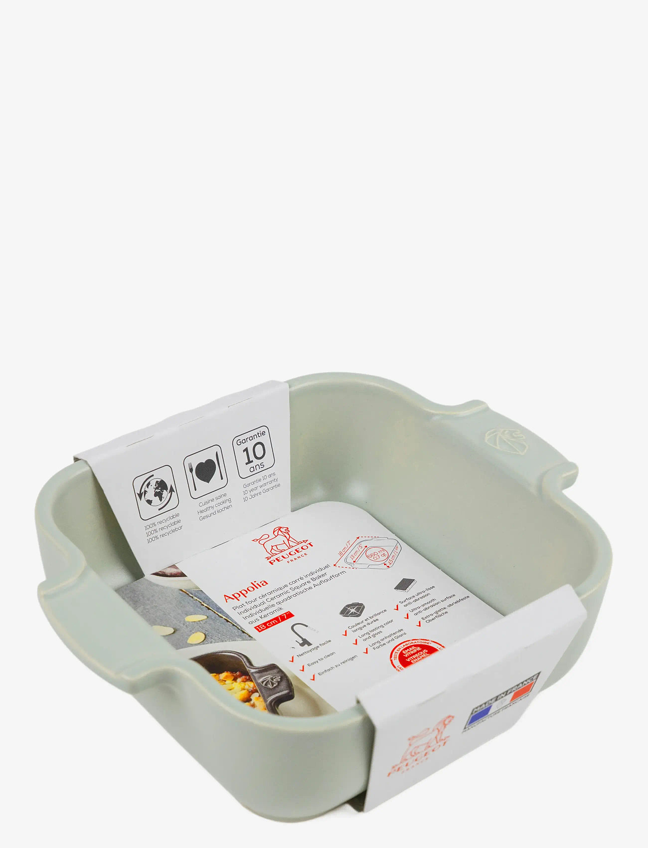 Peugeot - Appolia Square Oven Dish - nach preis einkaufen - sage green - 1