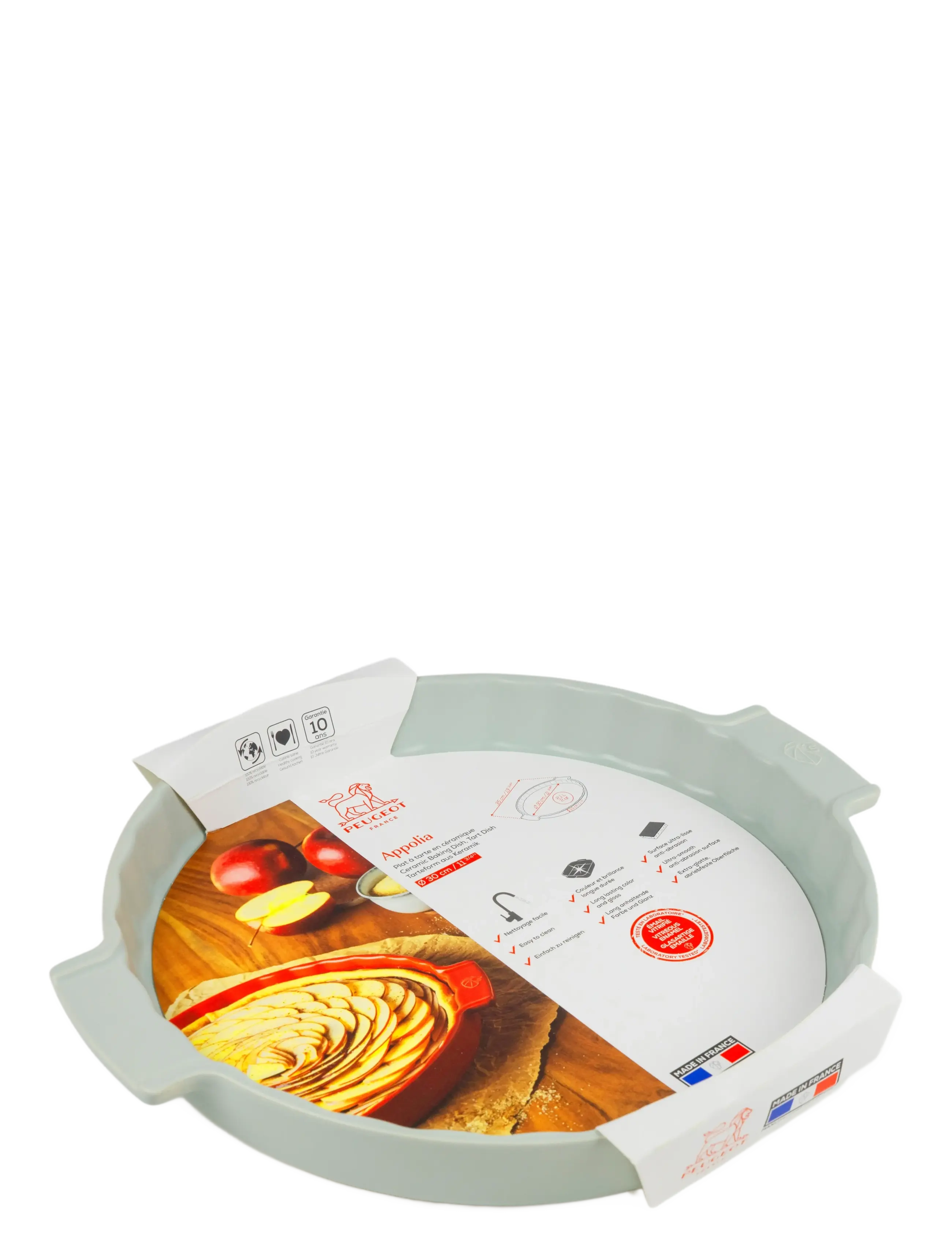 Peugeot - Appolia terteform 30 cm Sage green - tærteforme - sage green - 1