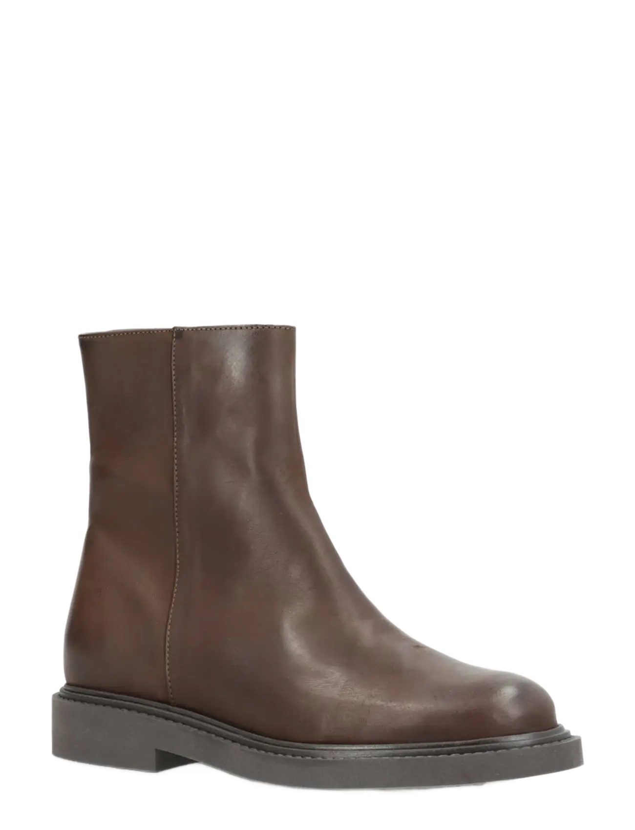 phenumb copenhagen ALTESSA SOUTH Ankle Leather Boots - Everyday Style - BROWN DARK / brown