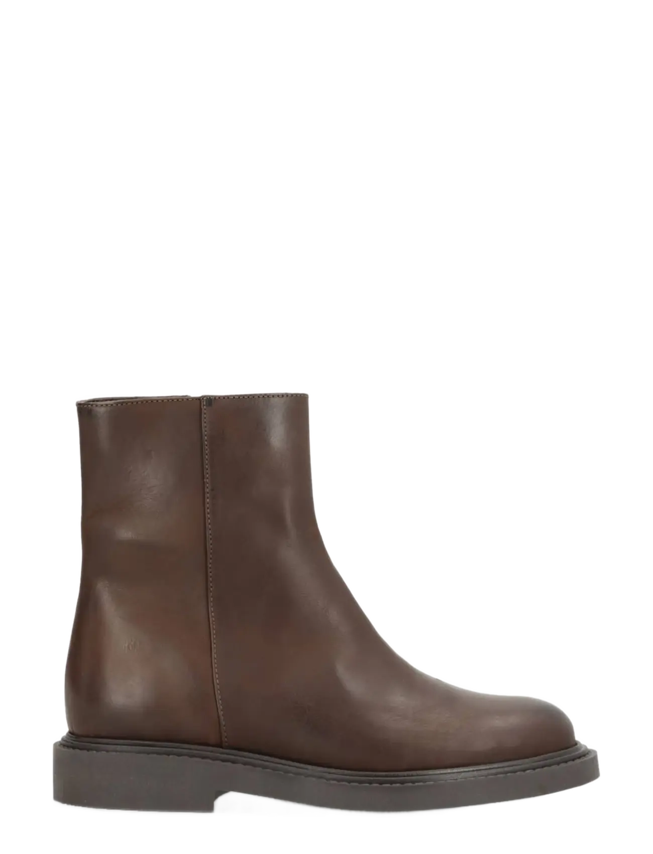 phenumb copenhagen - ALTESSA SOUTH Ankle Leather Boots - flat ankle boots - brown dark - 1