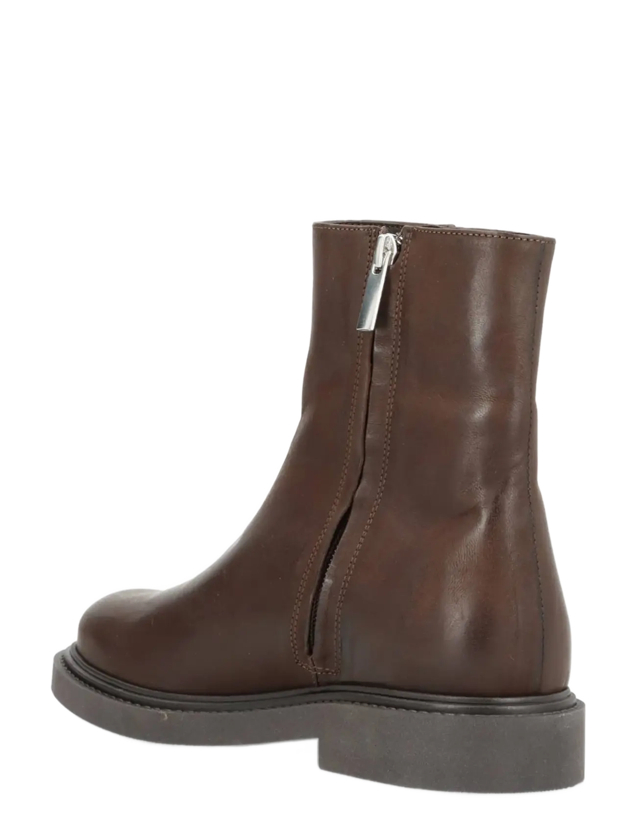 phenumb copenhagen - ALTESSA SOUTH Ankle Leather Boots - flat ankle boots - brown dark - 2