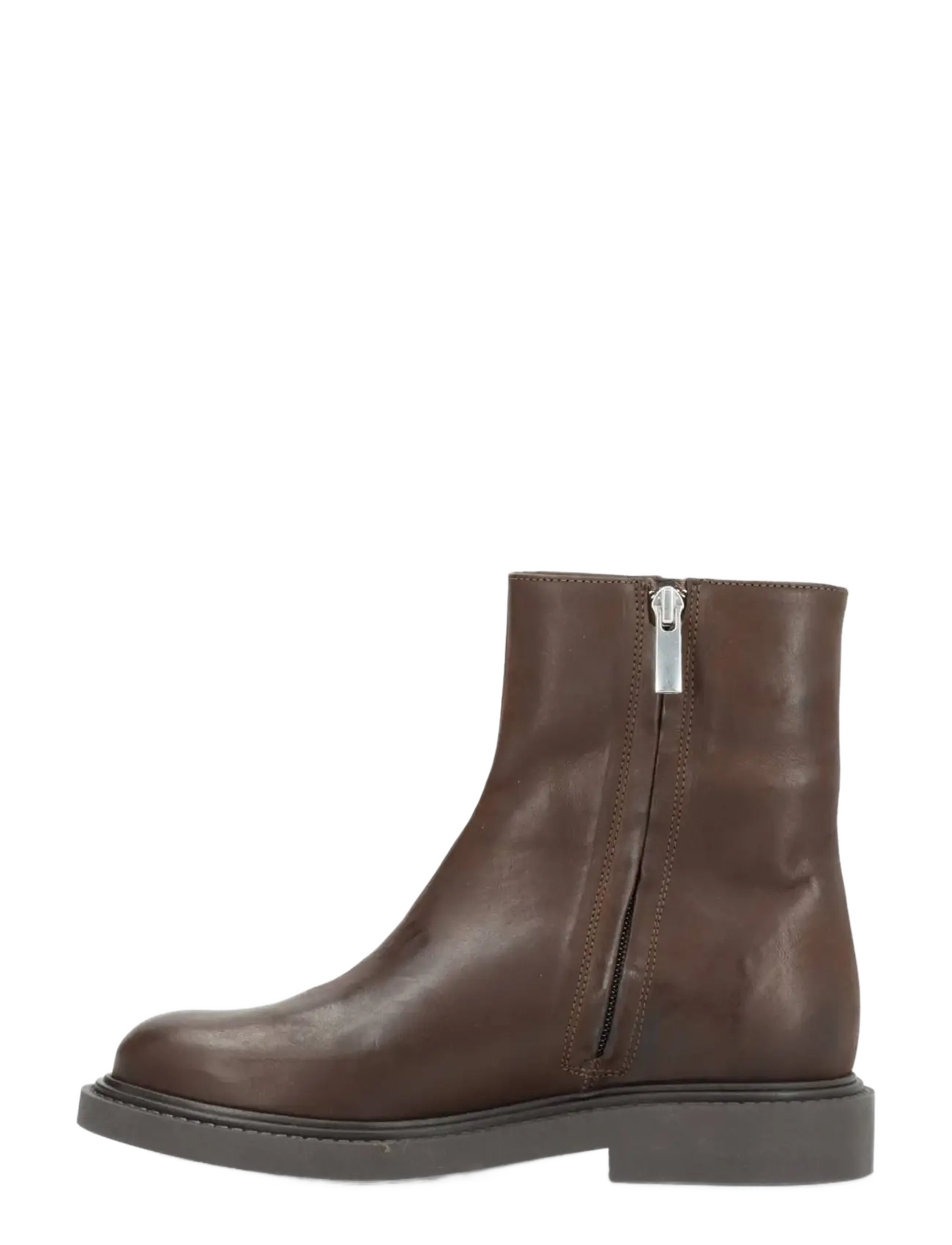 phenumb copenhagen - ALTESSA SOUTH Ankle Leather Boots - flat ankle boots - brown dark - 3
