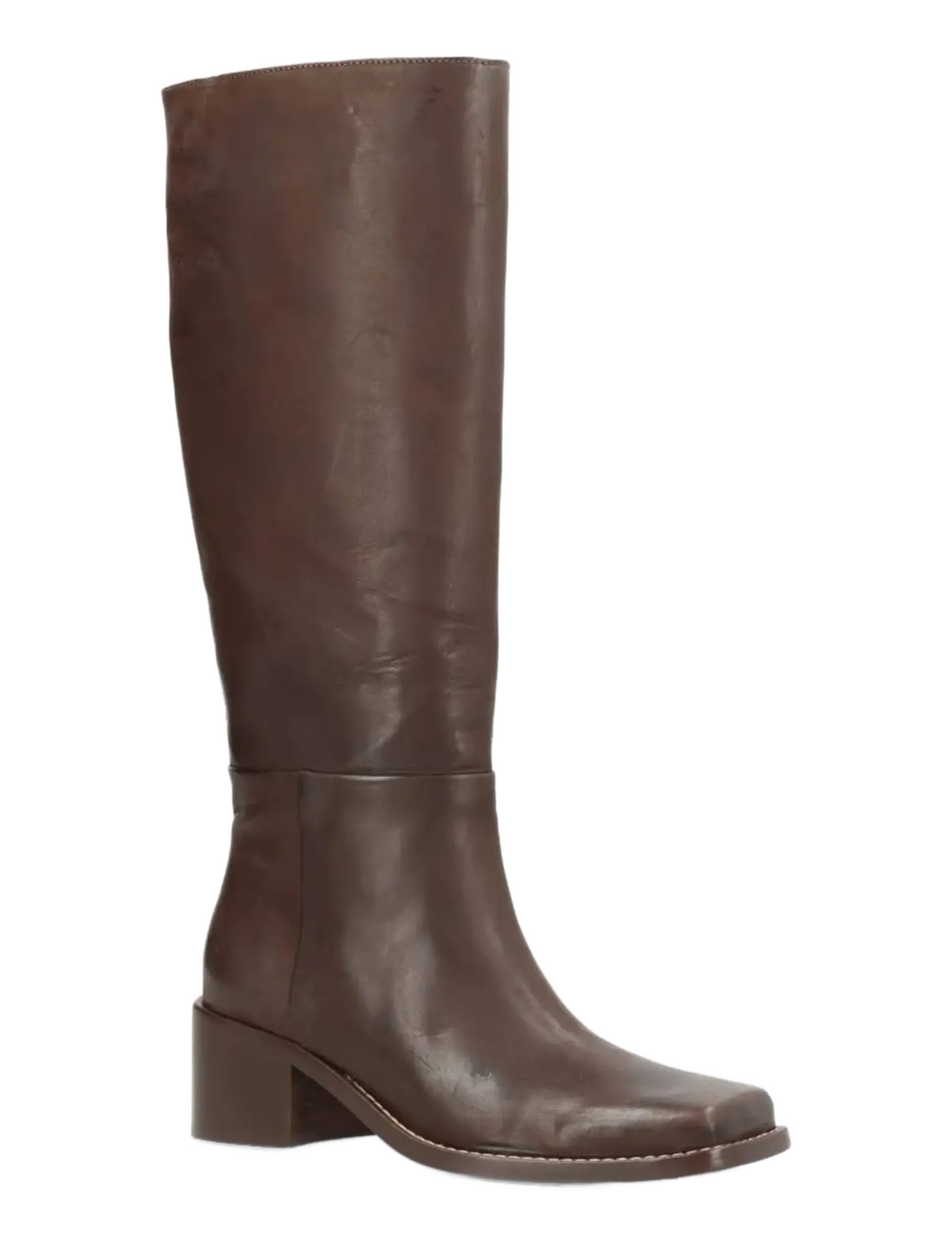 phenumb copenhagen MARTINA SQUARE Long Leather Boots - Geburtstag - CHOCOLAT / brown