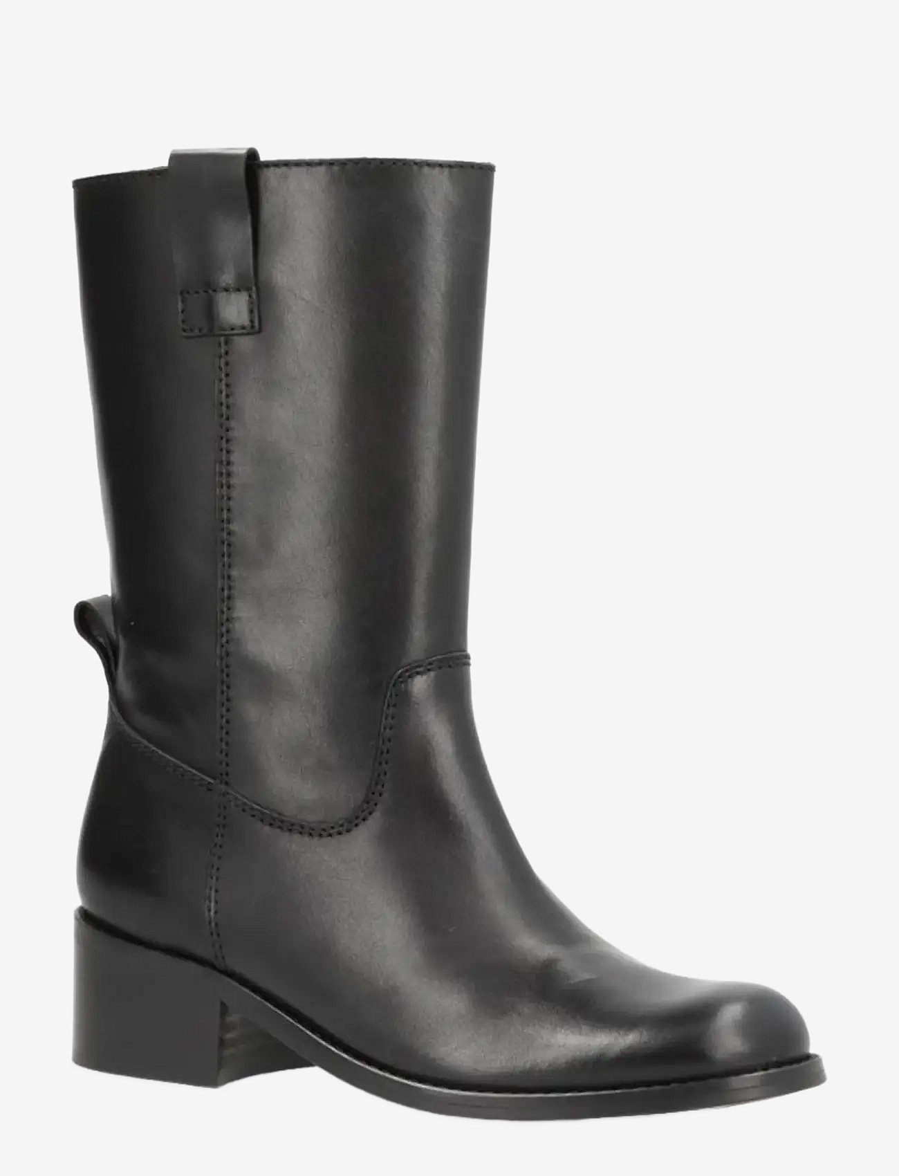 phenumb copenhagen Martina Mid-High Leather Boots - Black - 40