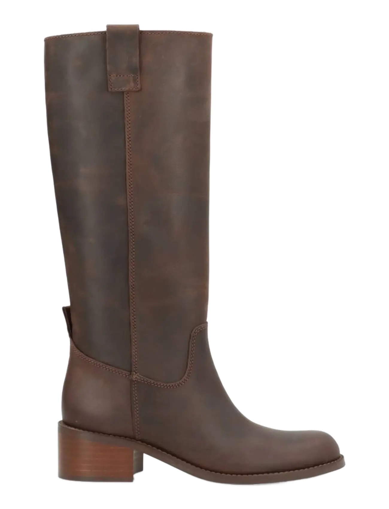 phenumb copenhagen - MARTINA Long Leather Boots - knee high boots - chocolat - 2