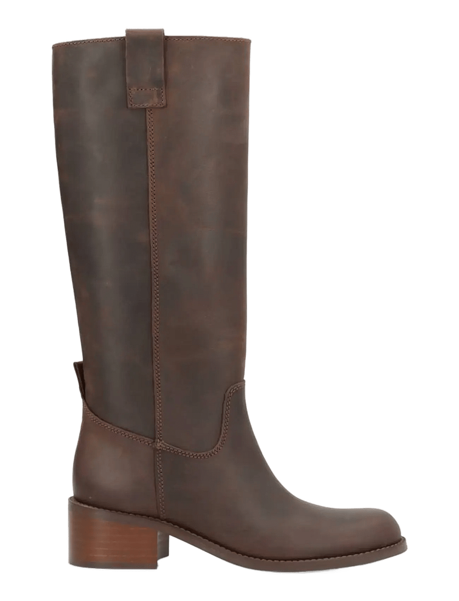 phenumb copenhagen - MARTINA Long Leather Boots - knee high boots - chocolat - 2