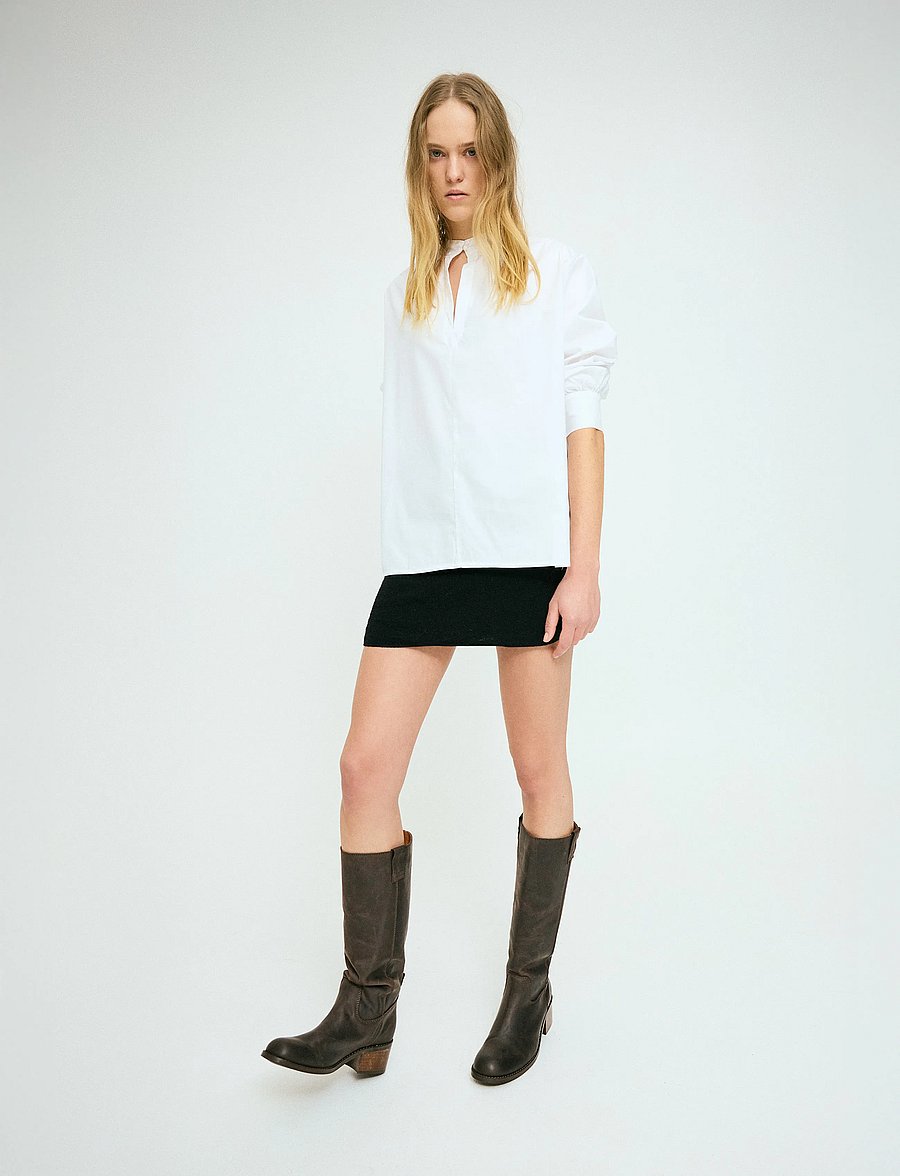 phenumb copenhagen - MARTINA Long Leather Boots - knee high boots - chocolat - 0