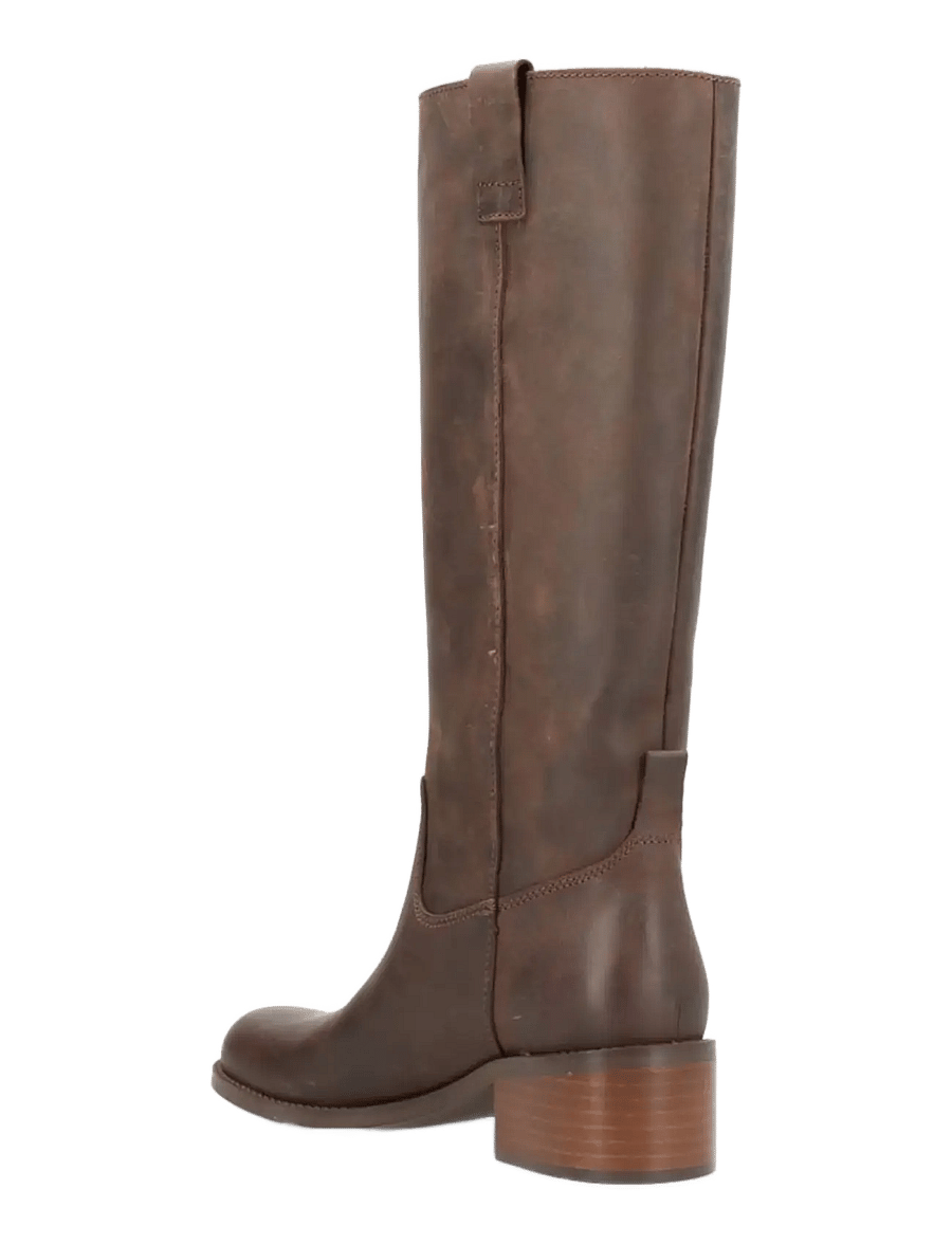 phenumb copenhagen - MARTINA Long Leather Boots - knee high boots - chocolat - 3