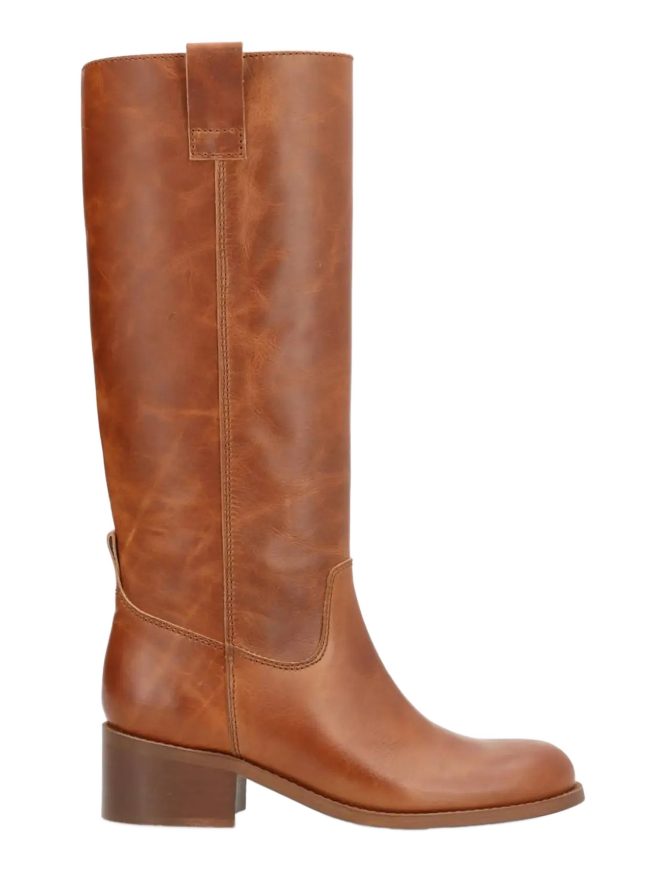 phenumb copenhagen - MARTINA Long Leather Boots - kniehohe stiefel - cognac - 2