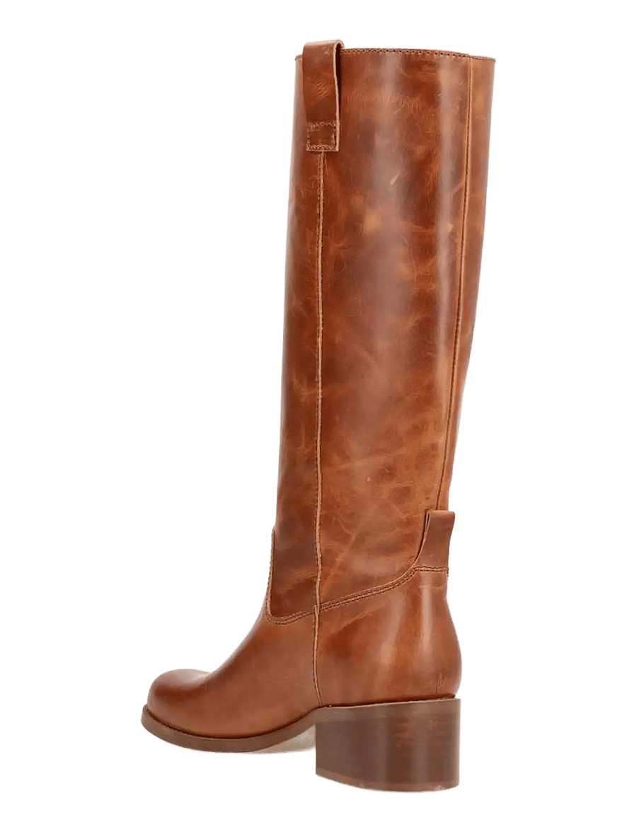 phenumb copenhagen - MARTINA Long Leather Boots - kniehohe stiefel - cognac - 3