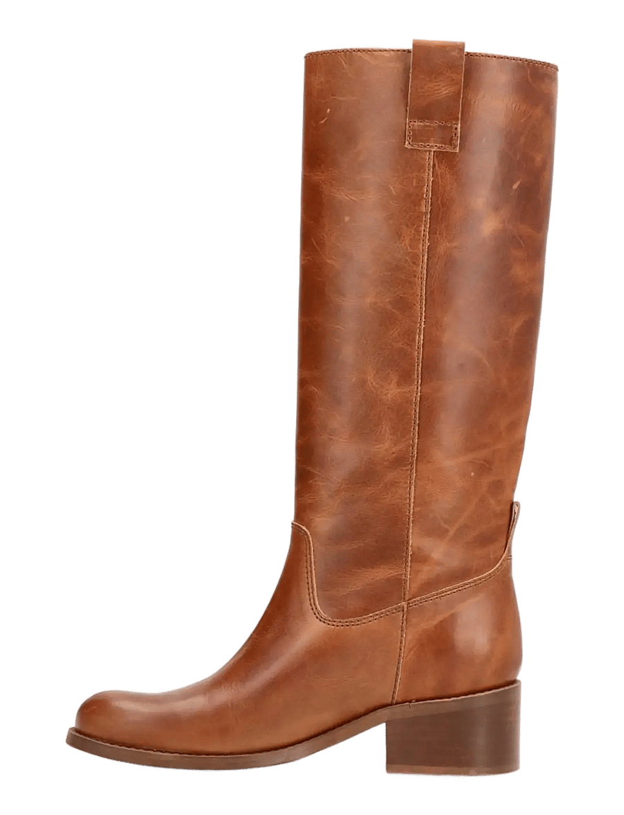 phenumb copenhagen - MARTINA Long Leather Boots - kniehohe stiefel - cognac - 4