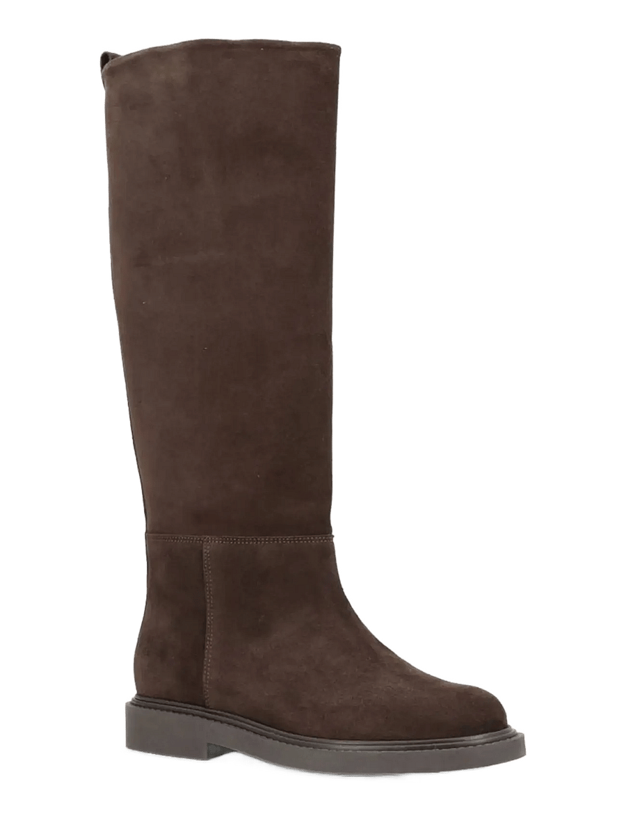 phenumb copenhagen - ALTESSA NORTH Long Suede Boots - kniehohe stiefel - noir cacao - 1