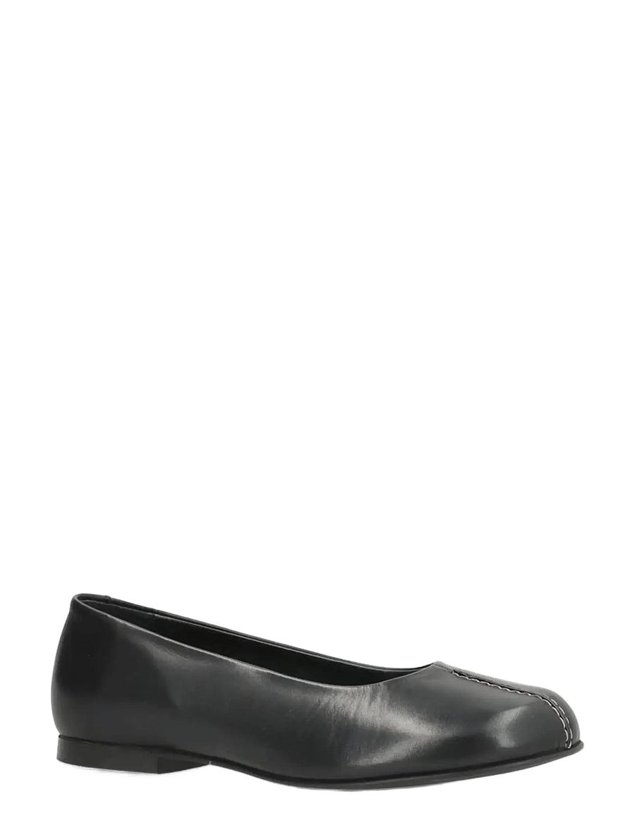 phenumb copenhagen - WHISBARE Ballerina Leather Shoes - særlige begivenheder - black - 0