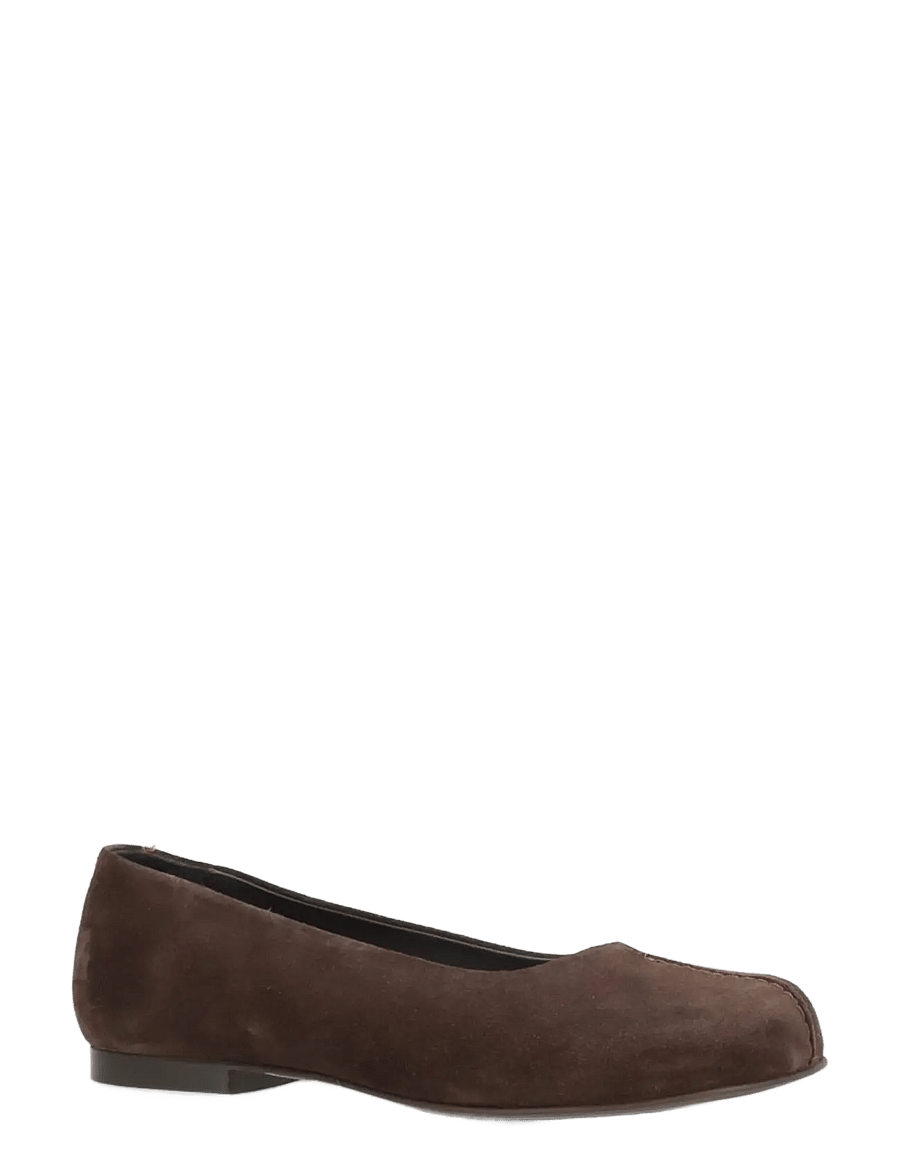 phenumb copenhagen - WHISBARE Ballerina Suede Shoes - særlige begivenheder - brown dark - 0
