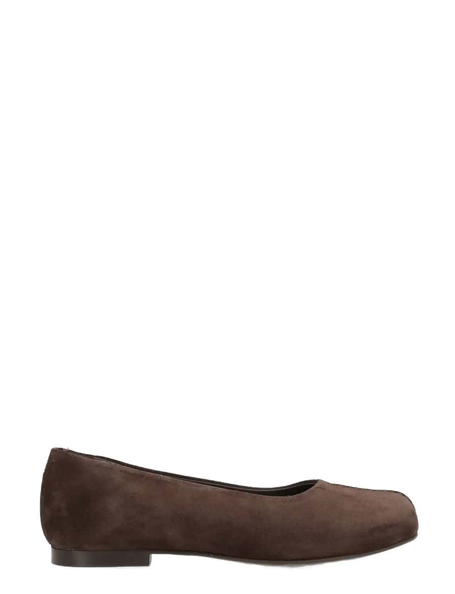 phenumb copenhagen - WHISBARE Ballerina Suede Shoes - særlige begivenheder - brown dark - 1