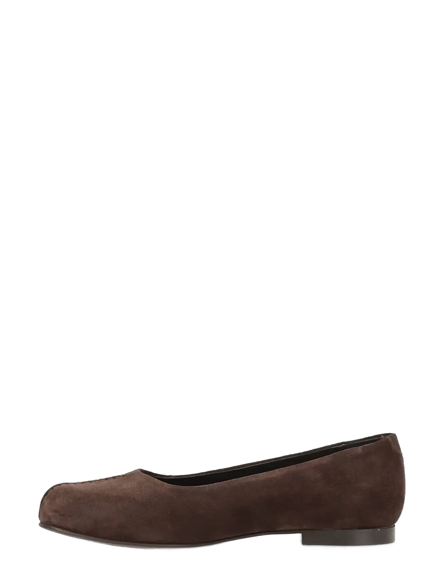 phenumb copenhagen - WHISBARE Ballerina Suede Shoes - særlige begivenheder - brown dark - 4