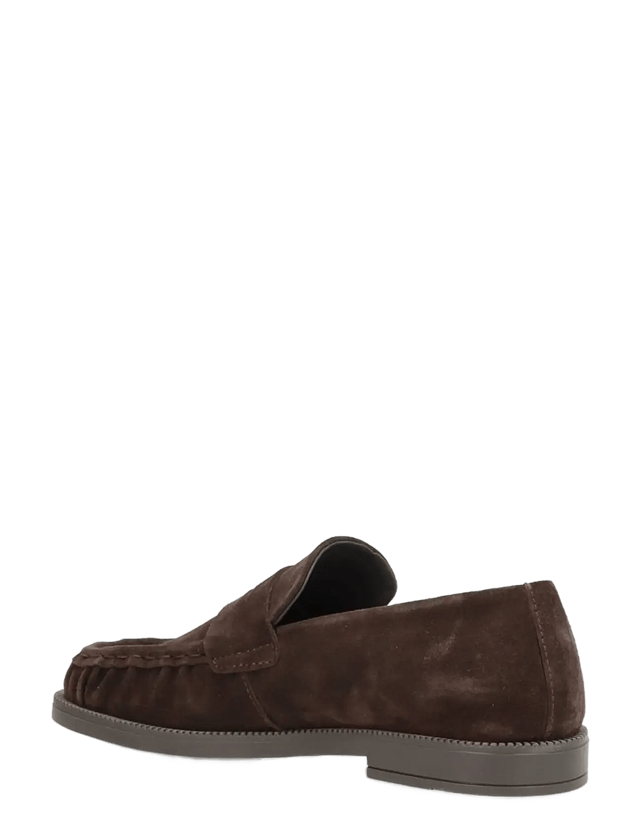phenumb copenhagen - WHISPER WIDE Loafers Suede Shoes - modetrends - brown dark - 2