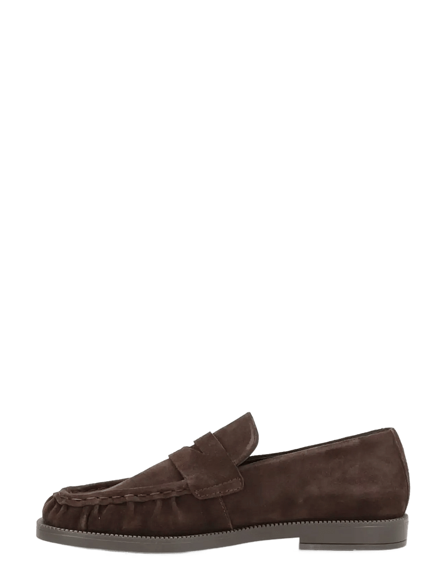 phenumb copenhagen - WHISPER WIDE Loafers Suede Shoes - modetrends - brown dark - 4