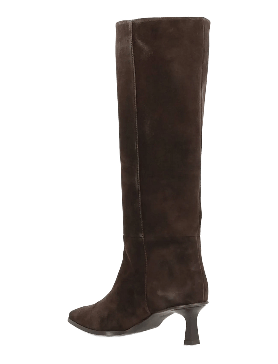 phenumb copenhagen - SIGNATURE Long Suede Boots - kniehohe stiefel - noir cacao - 3