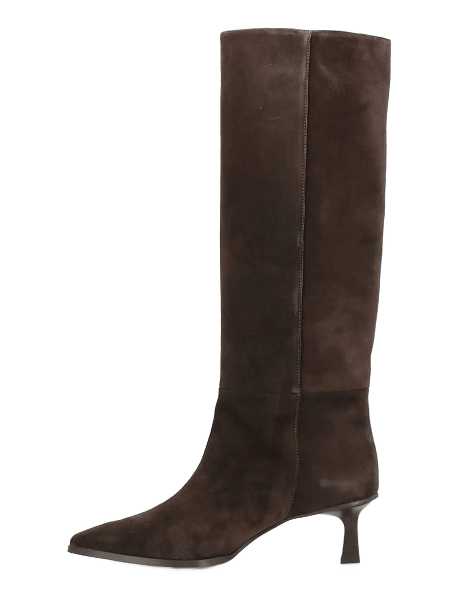 phenumb copenhagen - SIGNATURE Long Suede Boots - kniehohe stiefel - noir cacao - 4