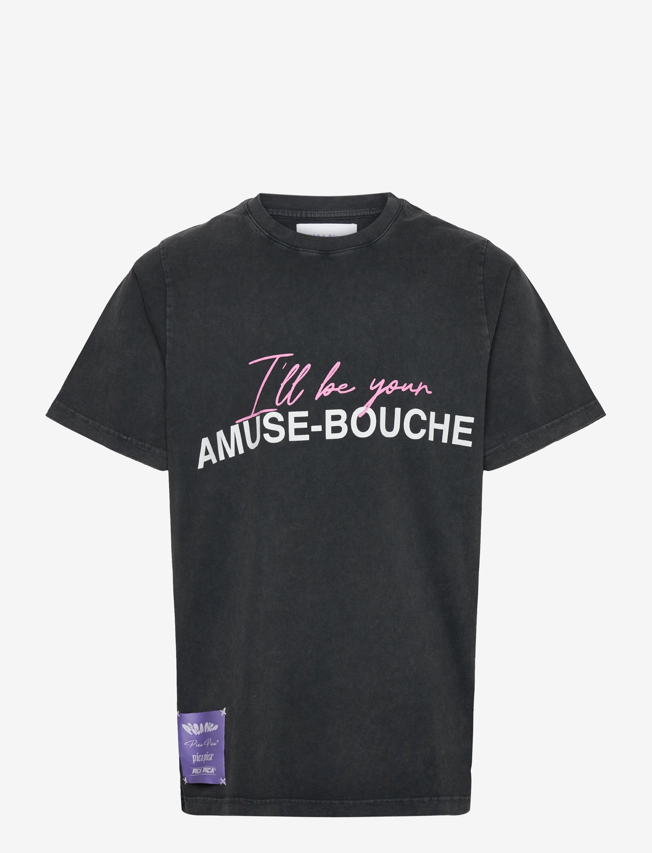 Pica Pica - Amus-Bouche - kortärmade t-shirts - washed black - 0