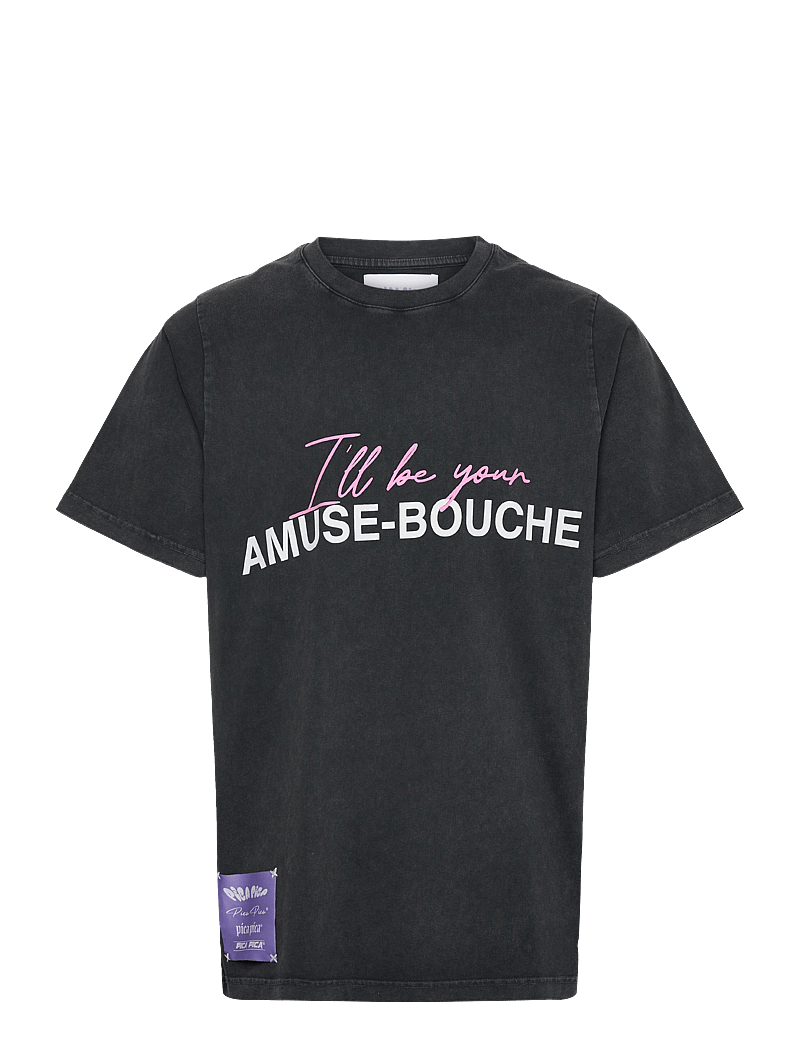 Pica Pica - Amus-Bouche - kortärmade t-shirts - washed black - 0