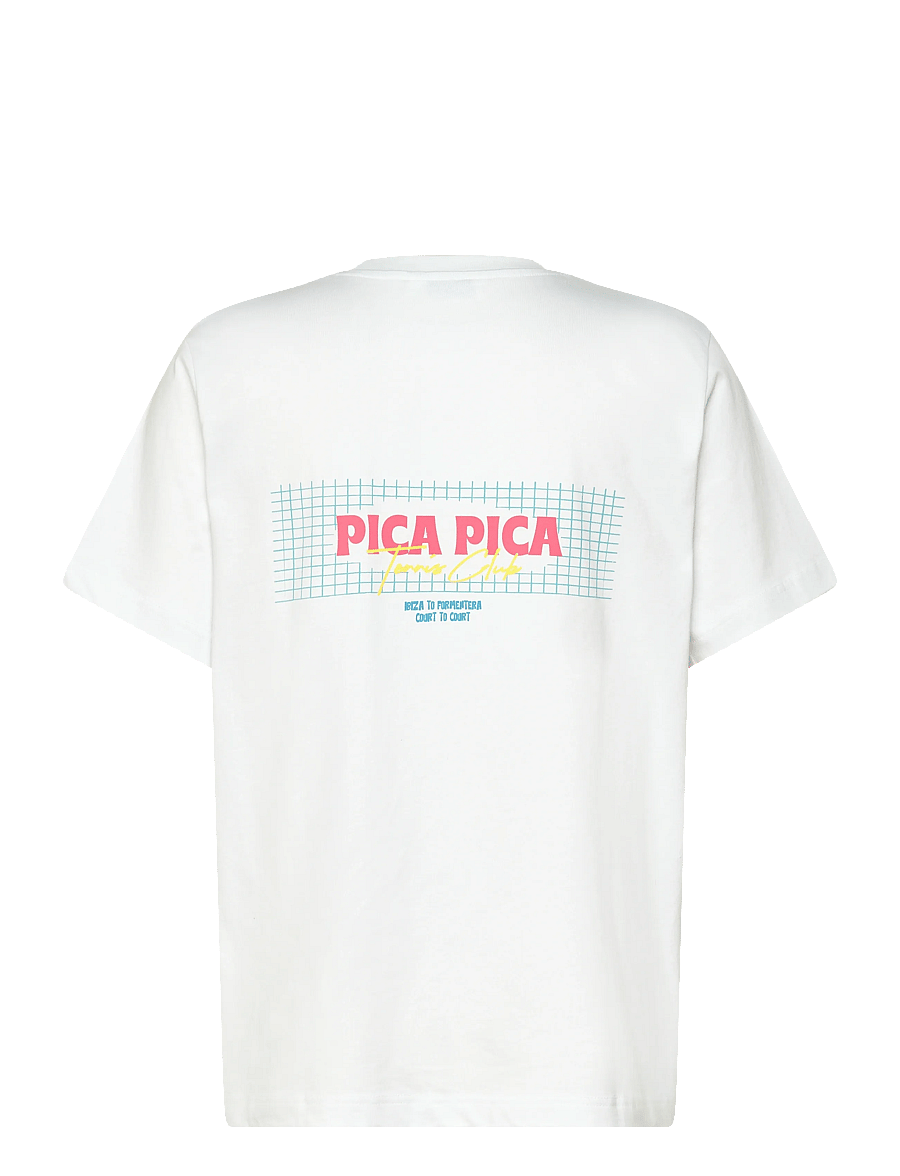 Pica Pica - Pica Tennisballs - lyhythihaiset - white - 2