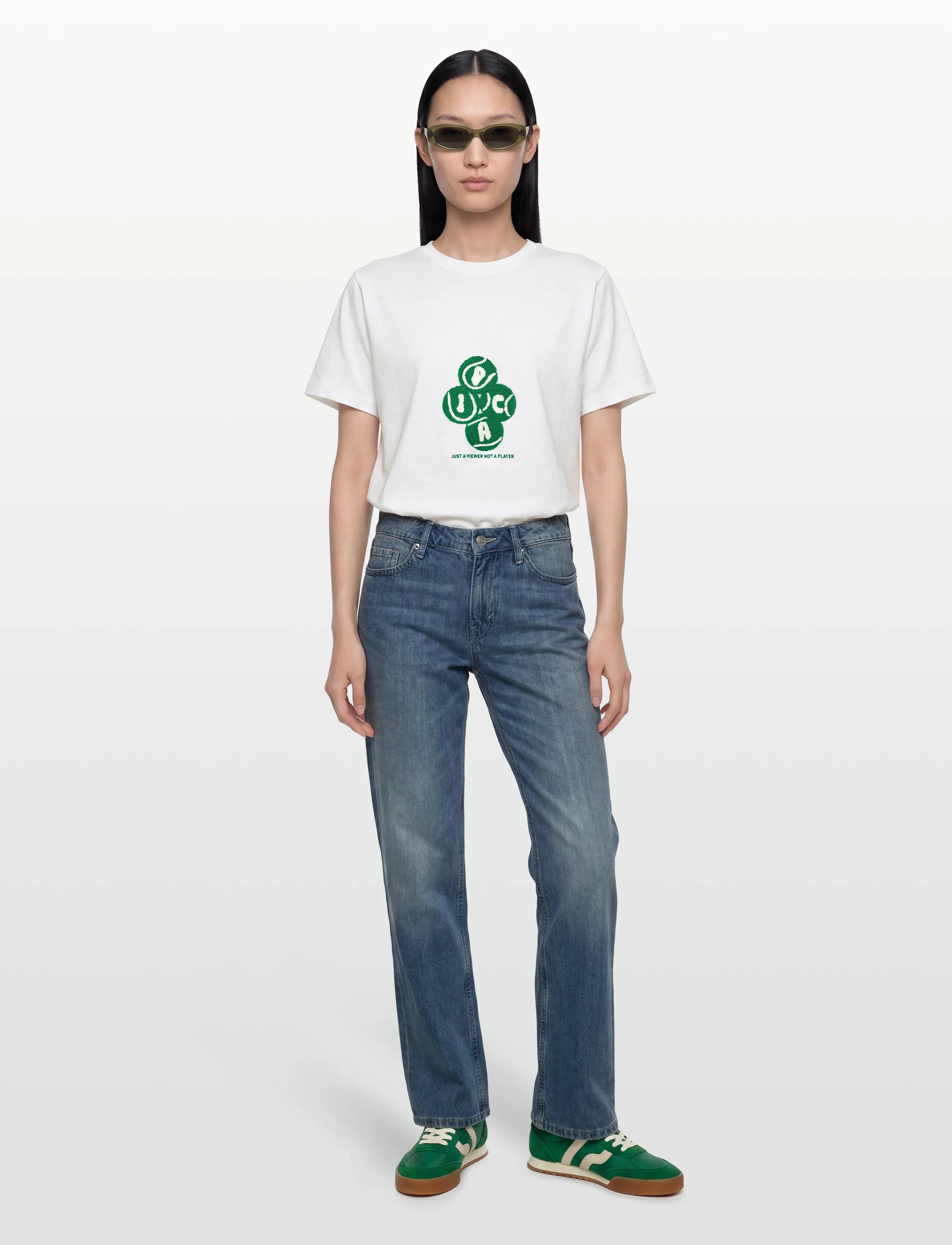 Pica Pica Pica Tennisballs, S, White, T-Shirts > Kortærmede, Herre