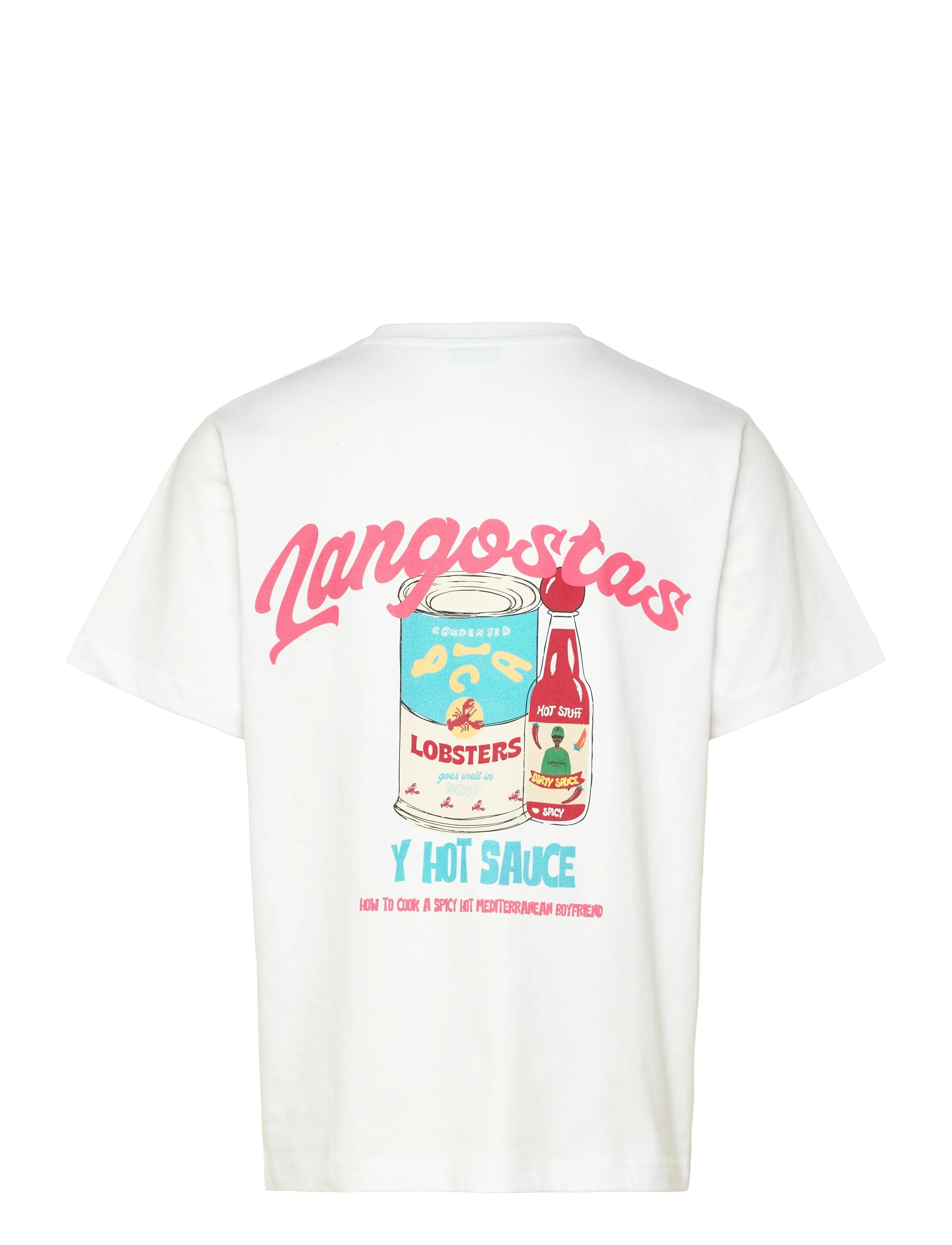 Pica Pica - Langostas Hot Sauce - short-sleeved t-shirts - white - 2