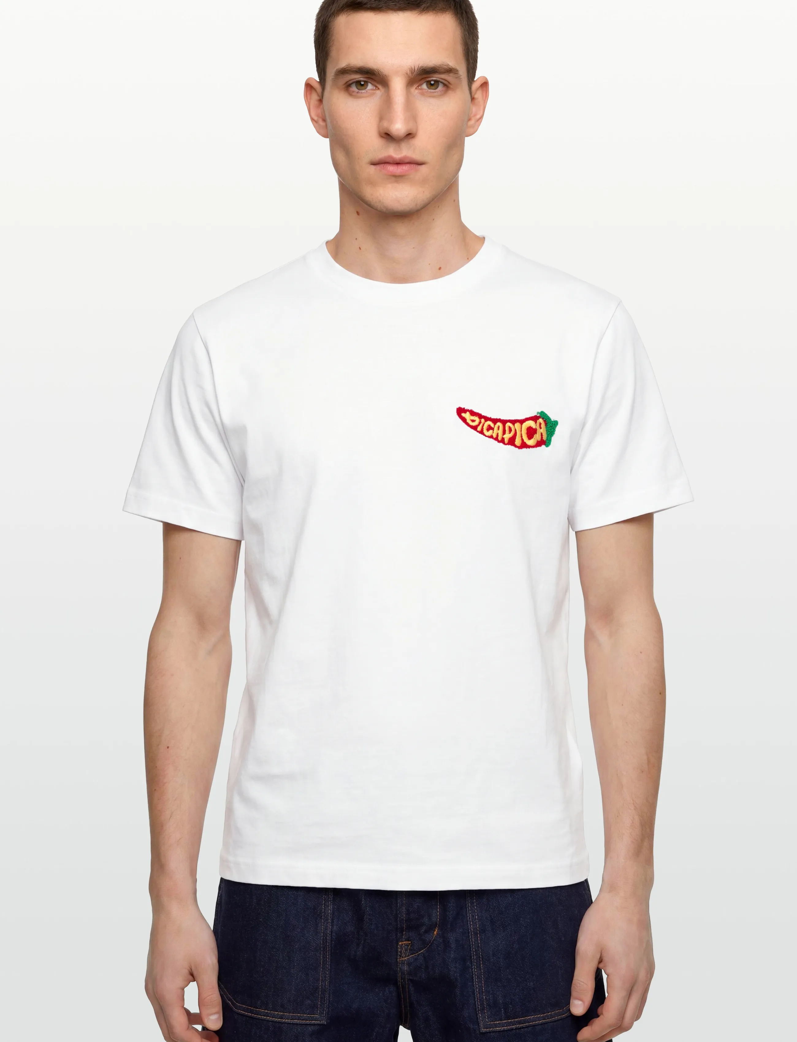 Pica Pica - Langostas Hot Sauce - short-sleeved t-shirts - white - 3