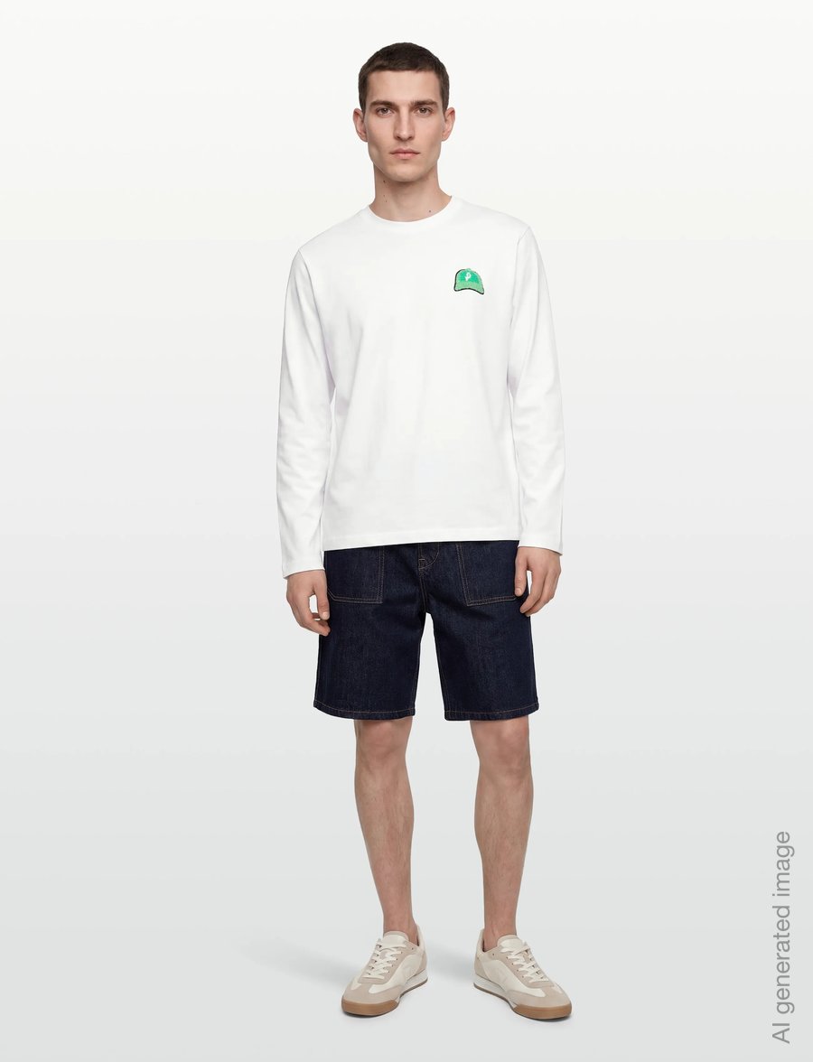 Pica Pica - Bienvenido Pica - langærmede t-shirts - white - 0