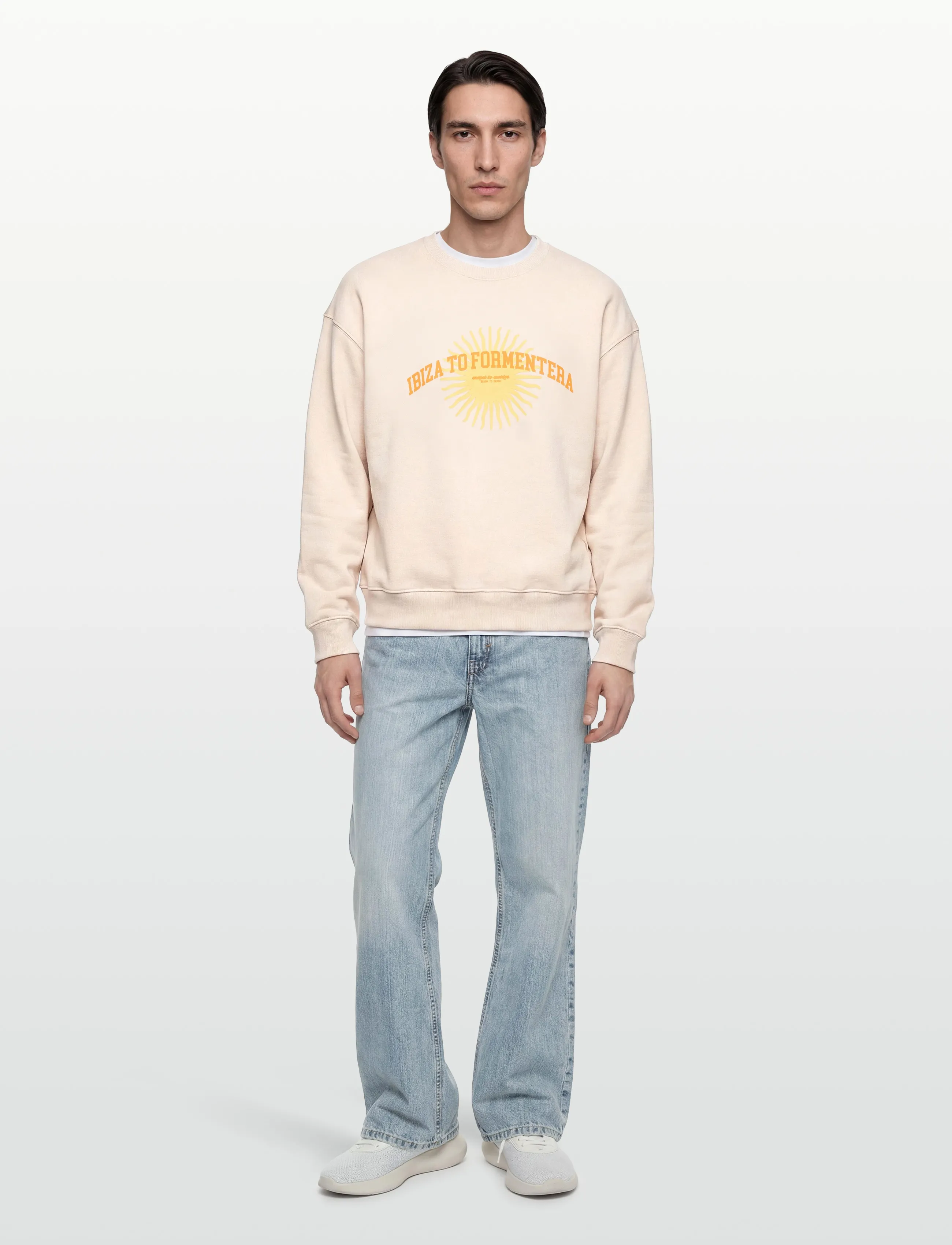 Pica Pica Ibiza To Formentera, Sweatshirt, Cream, Str: M