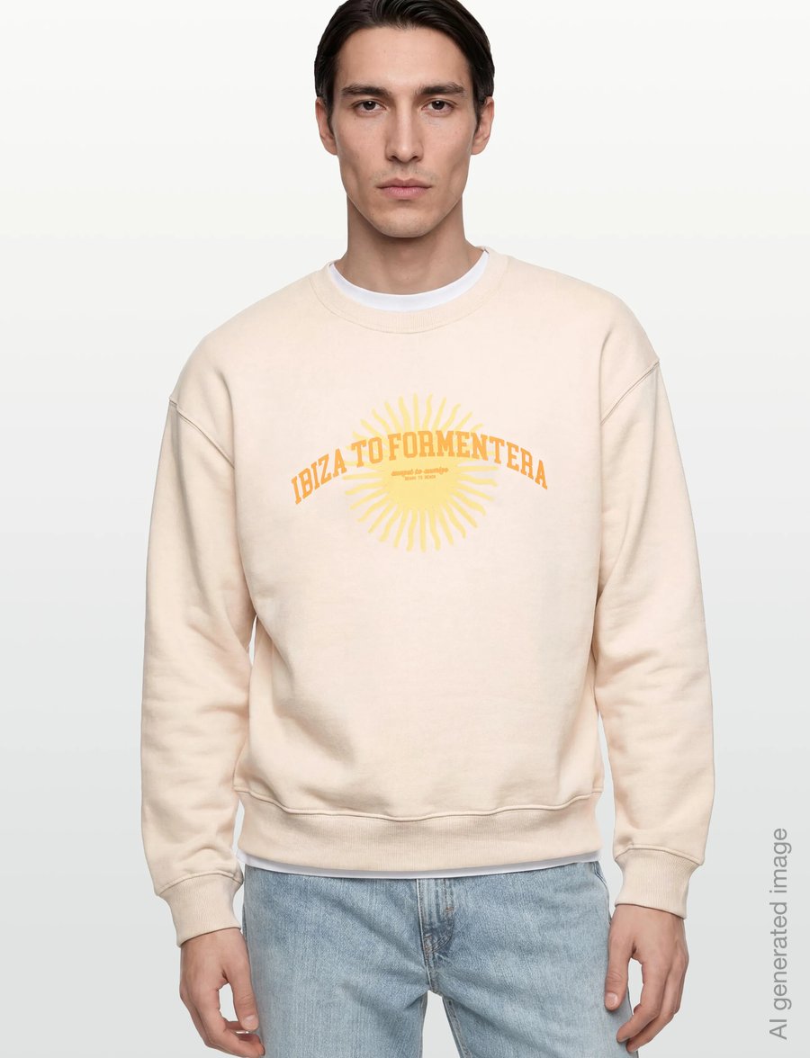 Pica Pica - Ibiza to Formentera - sweatshirts - beige - 3