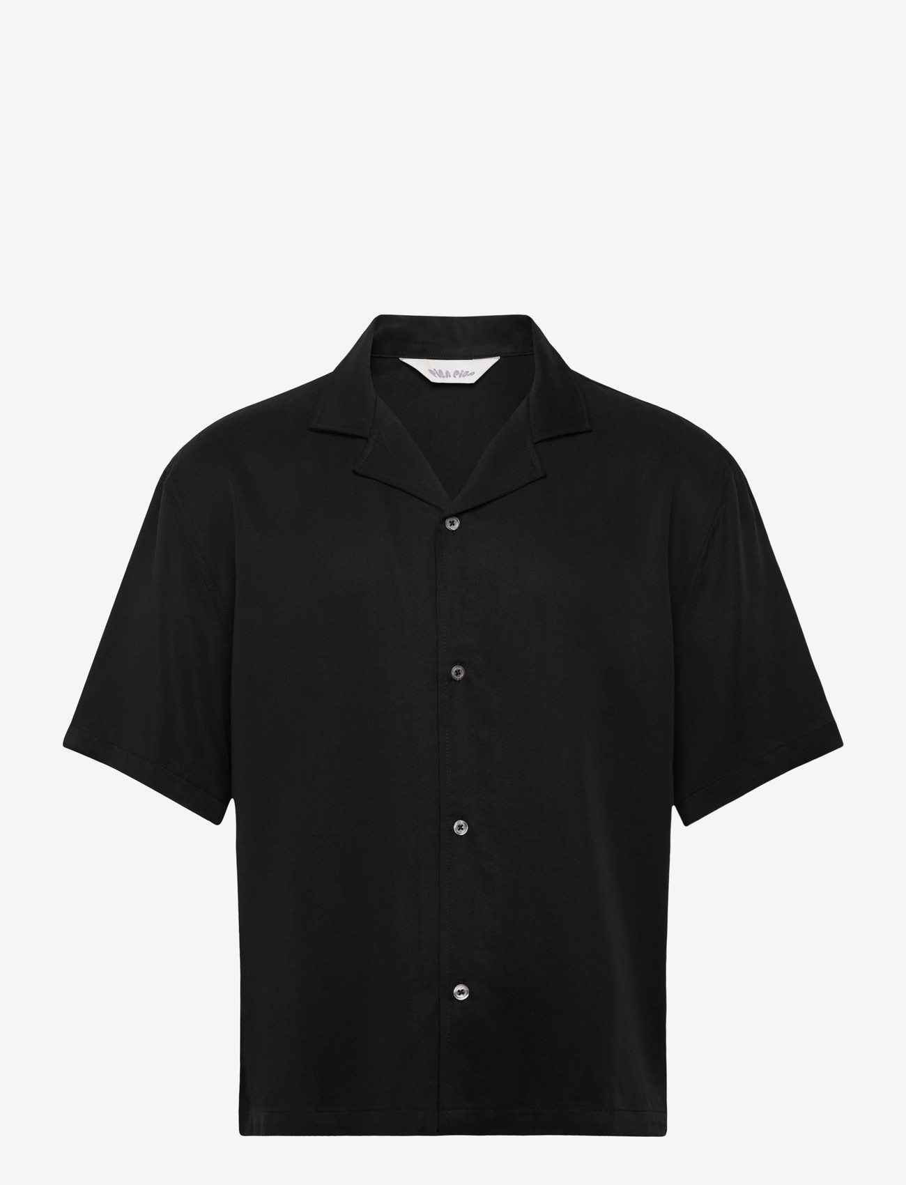 Pica Pica - Santo SS Shirt - kortärmade skjortor - black - 0